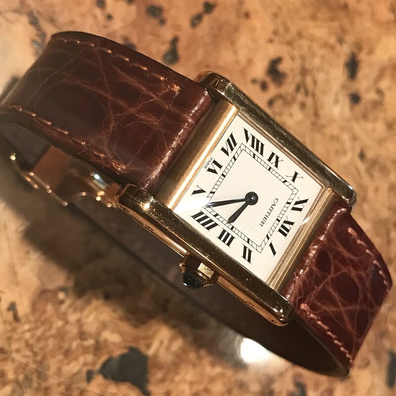 Le Temps De Cartier カルティエ　時計　非売品　専門書カタログ カルティエCartier｜スクエア18KWG｜手巻き・1970年代製