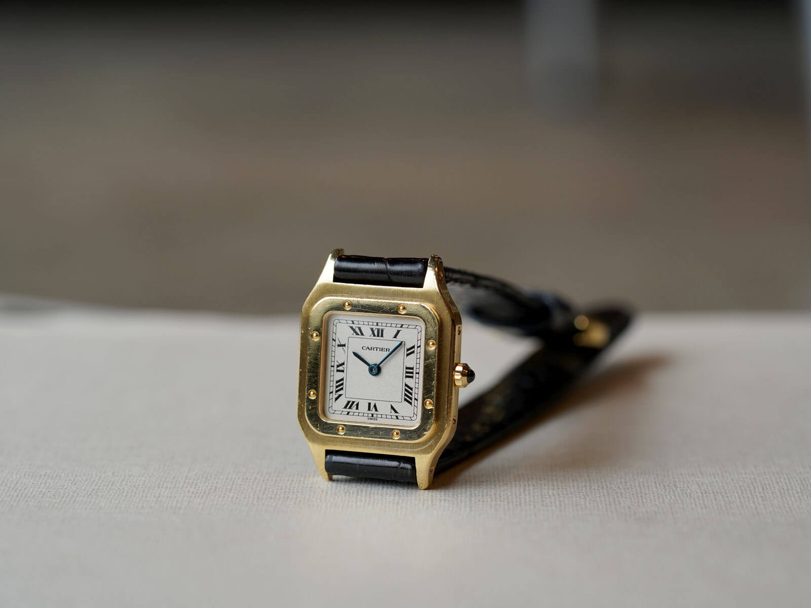 Cartier サントスデュモン 時計　レザーベルト 追加ベルト購入/交換】カルティエ「サントス ドゥ カルティエ