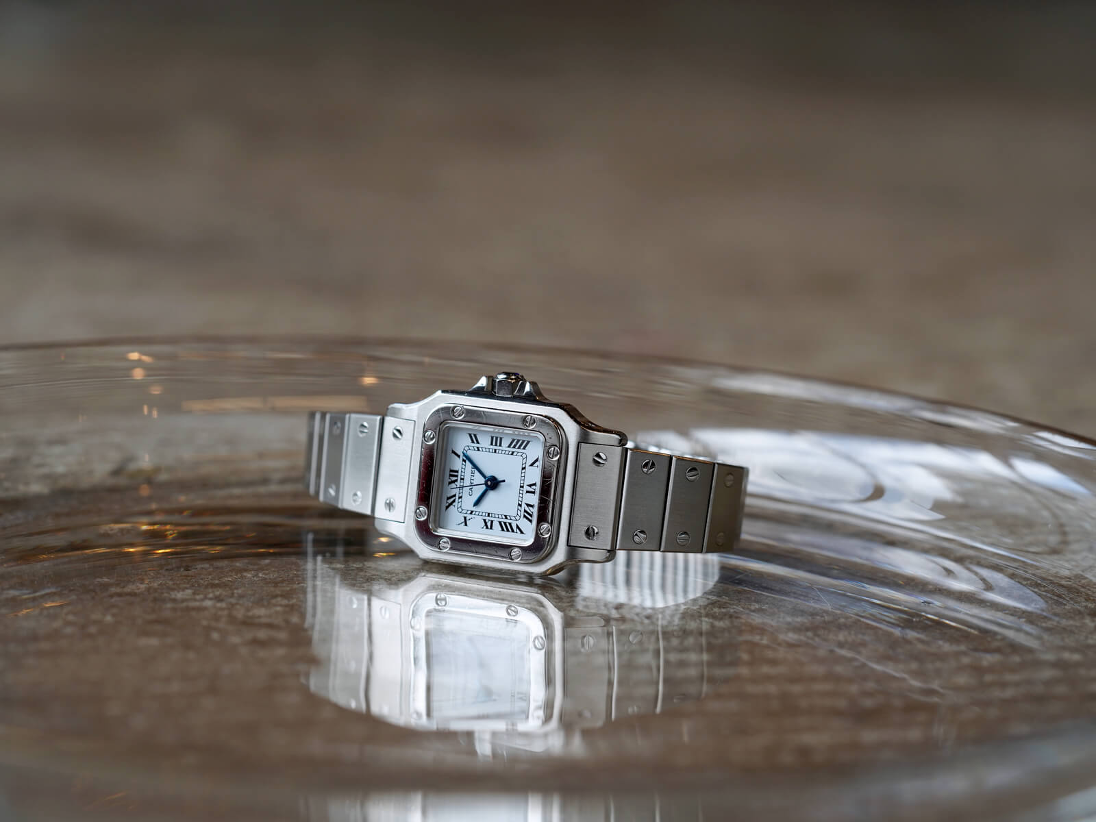 カルティエ　CARTIER サントスガルベSM　 12ミリ2コマ CARTIER カルティエ サントスガルベSM 腕時計 ステンレス