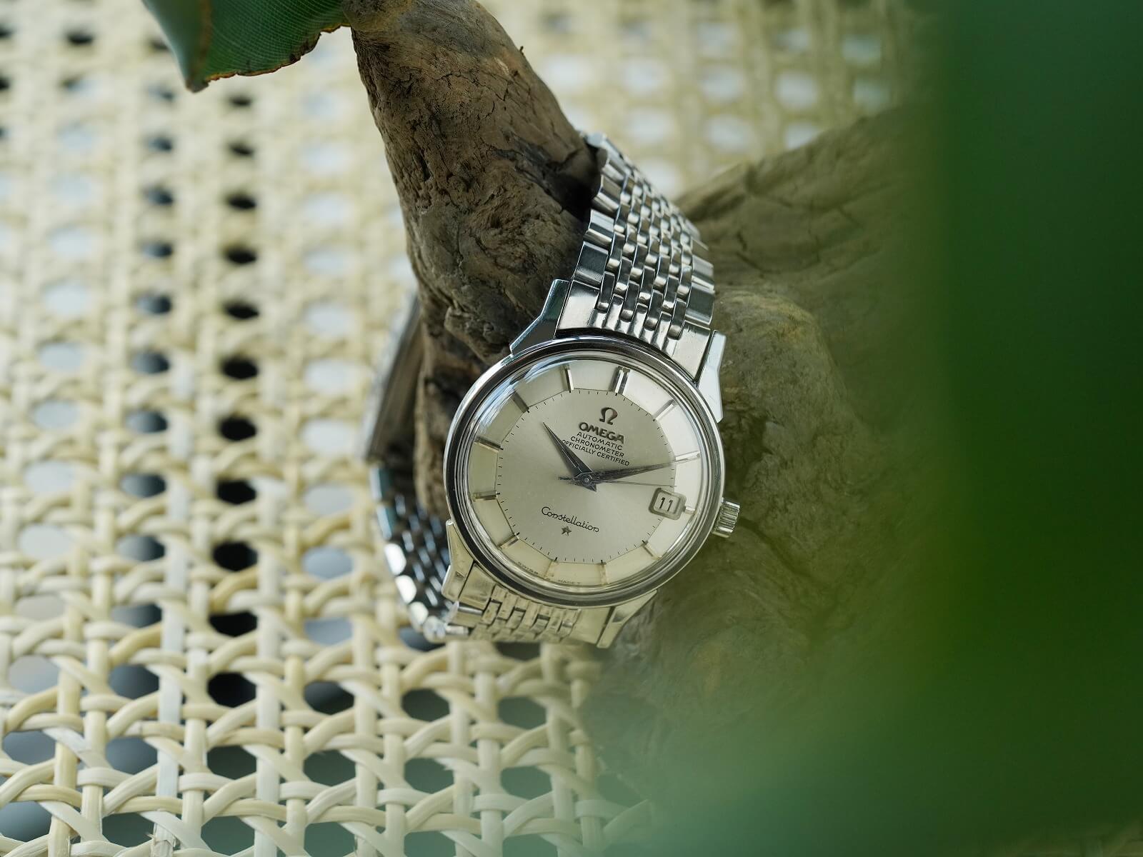 Omega Constellation シルバー 時計　オメガ オメガ/コンステレーションデイト/12角シルバーダイヤル/クロノ