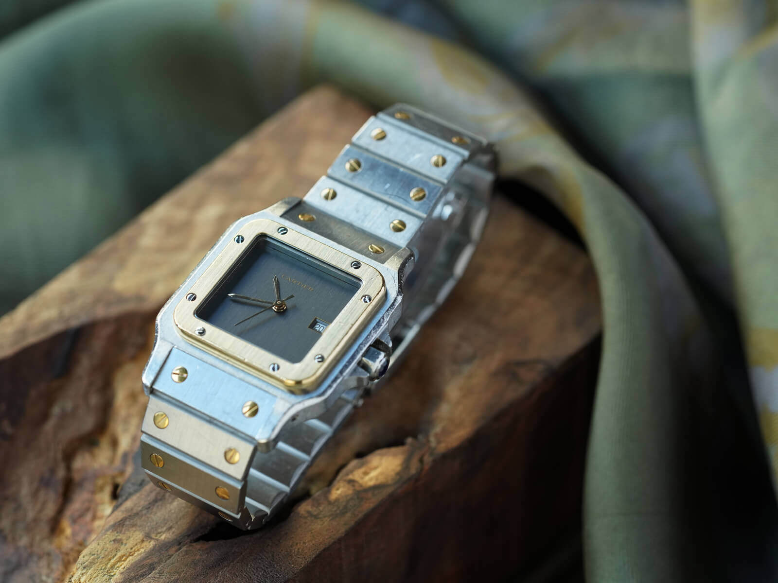 Cartier カルティエ　Santos Galbee サントス ガルべ LM カルティエ サントス ガルベ LM 2319 自動巻き SS SS ギョーシェ