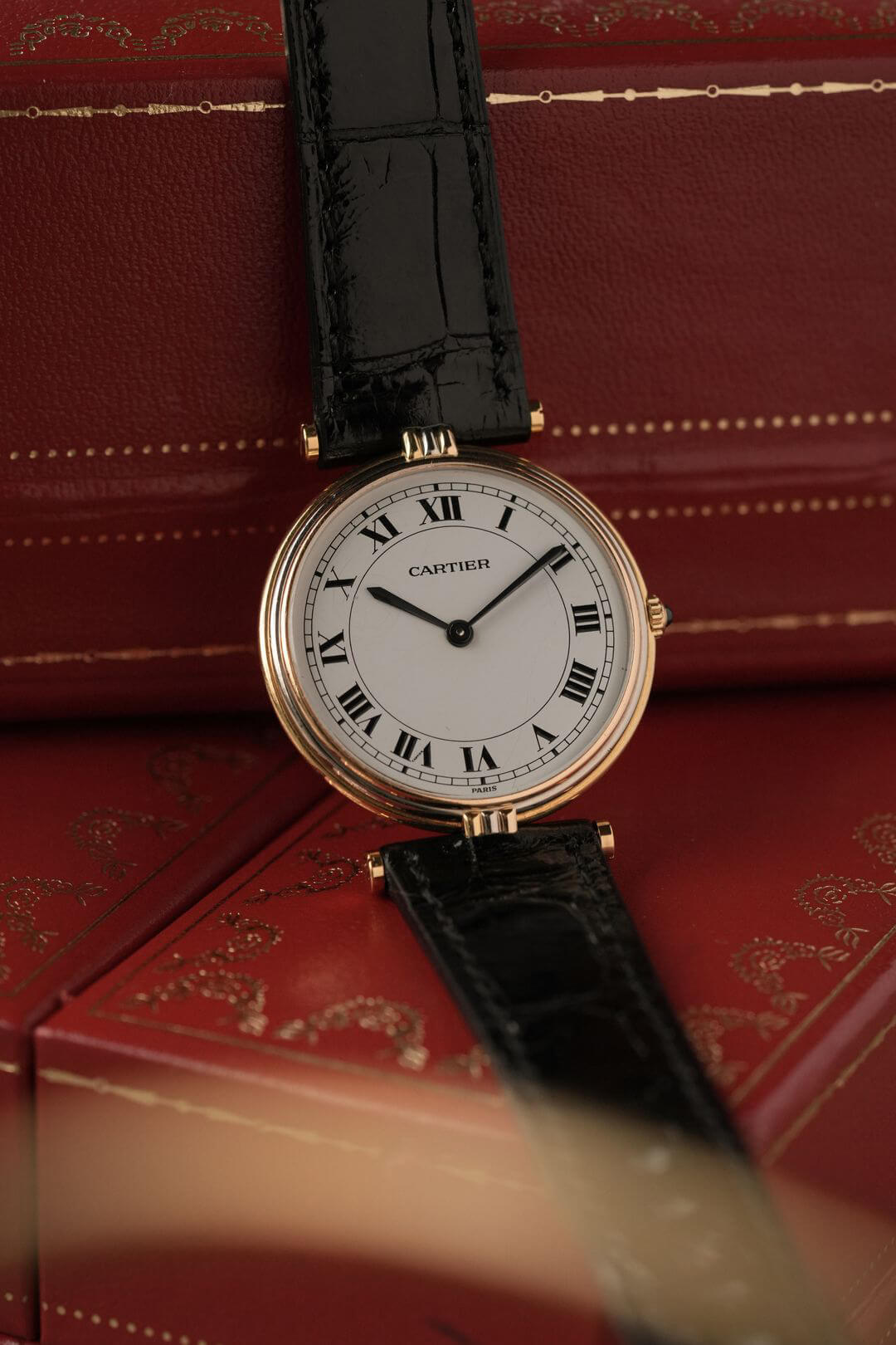 美品 カルティエ ヴァンドーム トリニティ 腕時計 カルティエ[Cartier]ルイカルティエ ヴァンドーム トリニティ