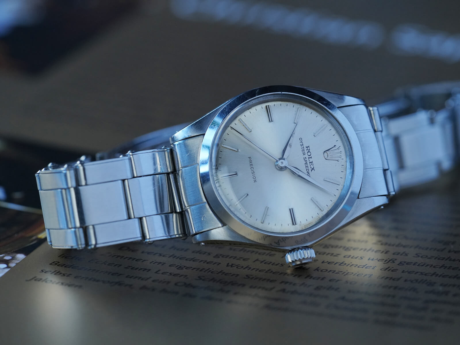ロレックス/オイスタースピードキング/シルバーダイヤル/Rolex