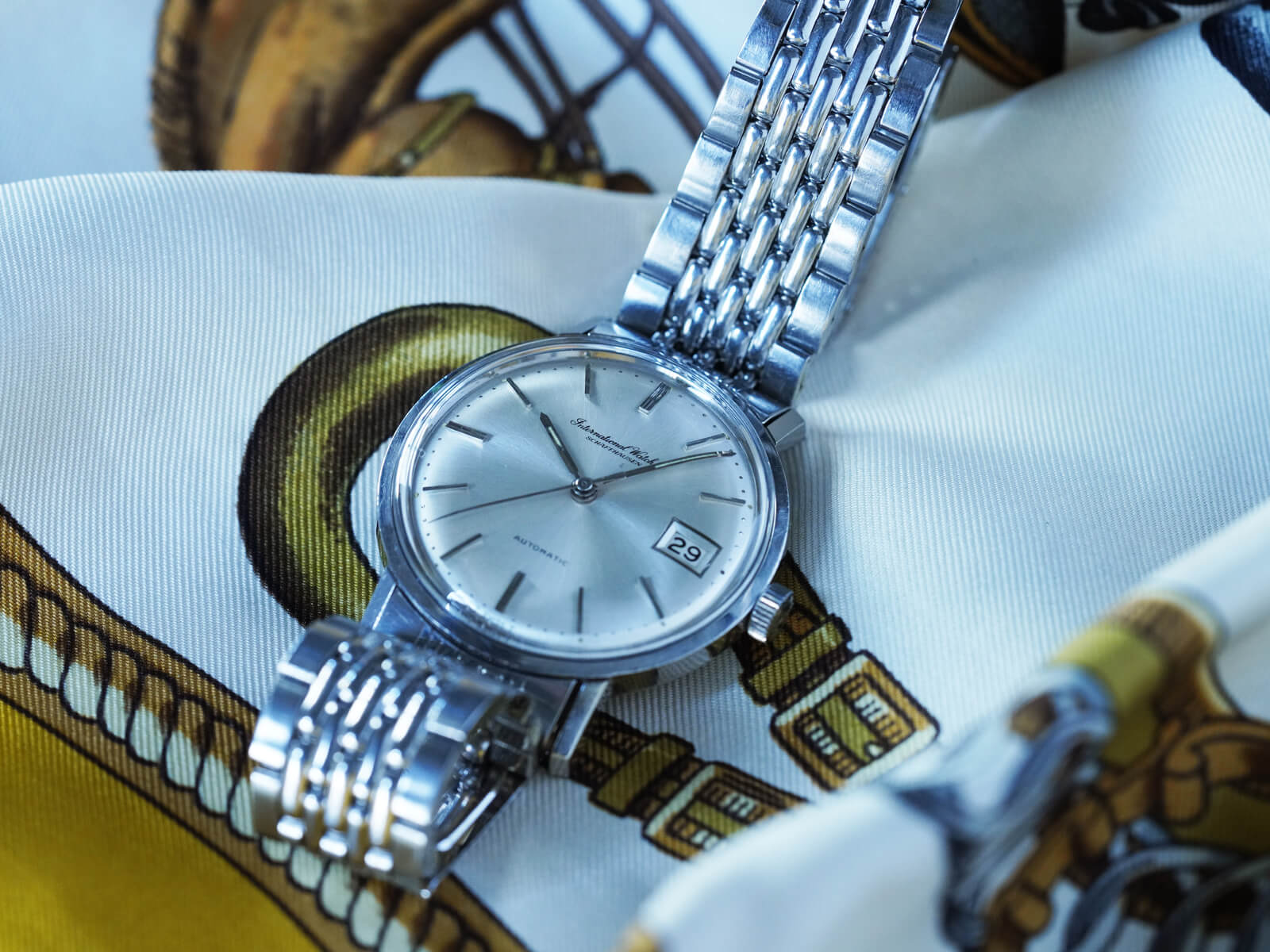iwcオールドインター 自動巻 ゲイフレアー ブレス IWC オールドインター インヂュニア インジュニア 自動巻き ゲイ