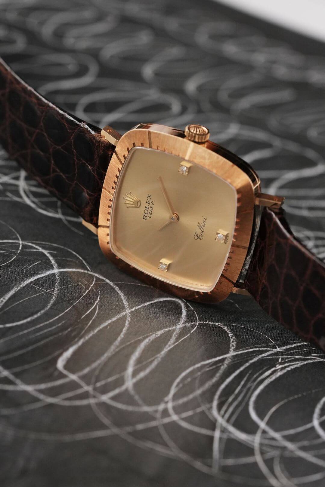 ROLEX ロレックス アンティークな時計用ケース ロレックス デニソンケース アンティーク 9KYG 金無垢
