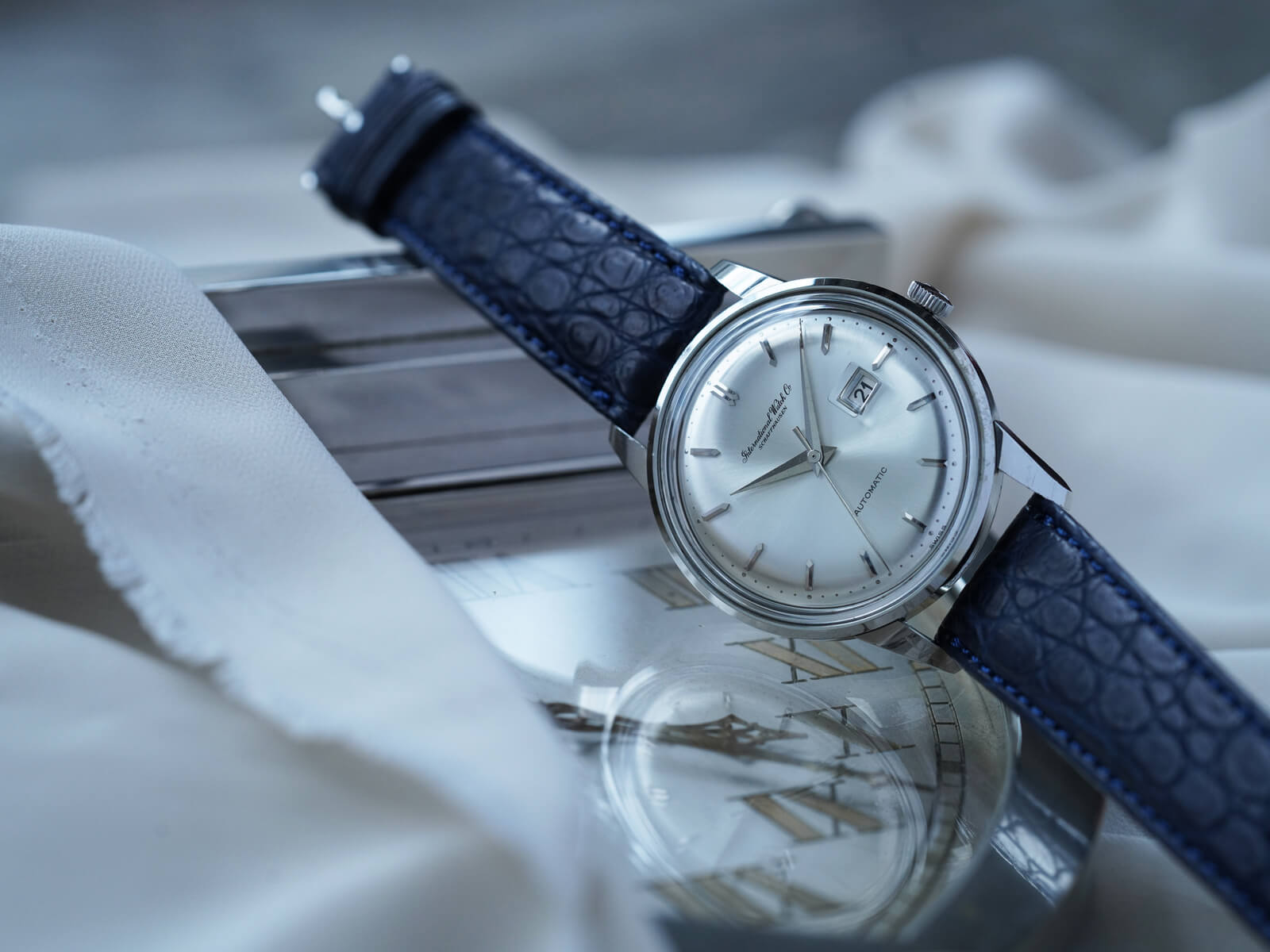 IWC/オールドインター/ビッグラウンドケース寄り目デイト