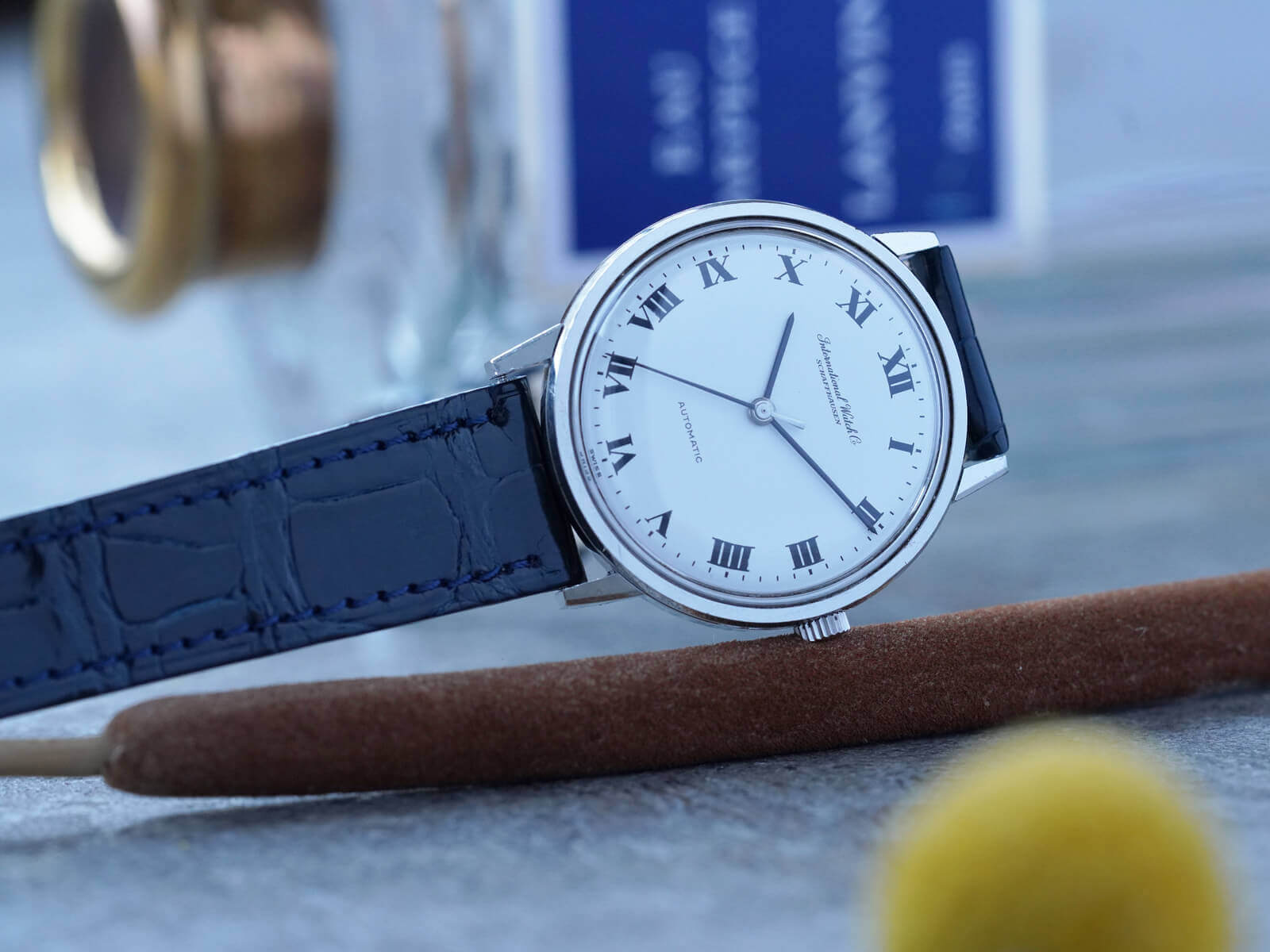IWC/オールドインター/ラウンドケース/ホワイトローマンダイヤル