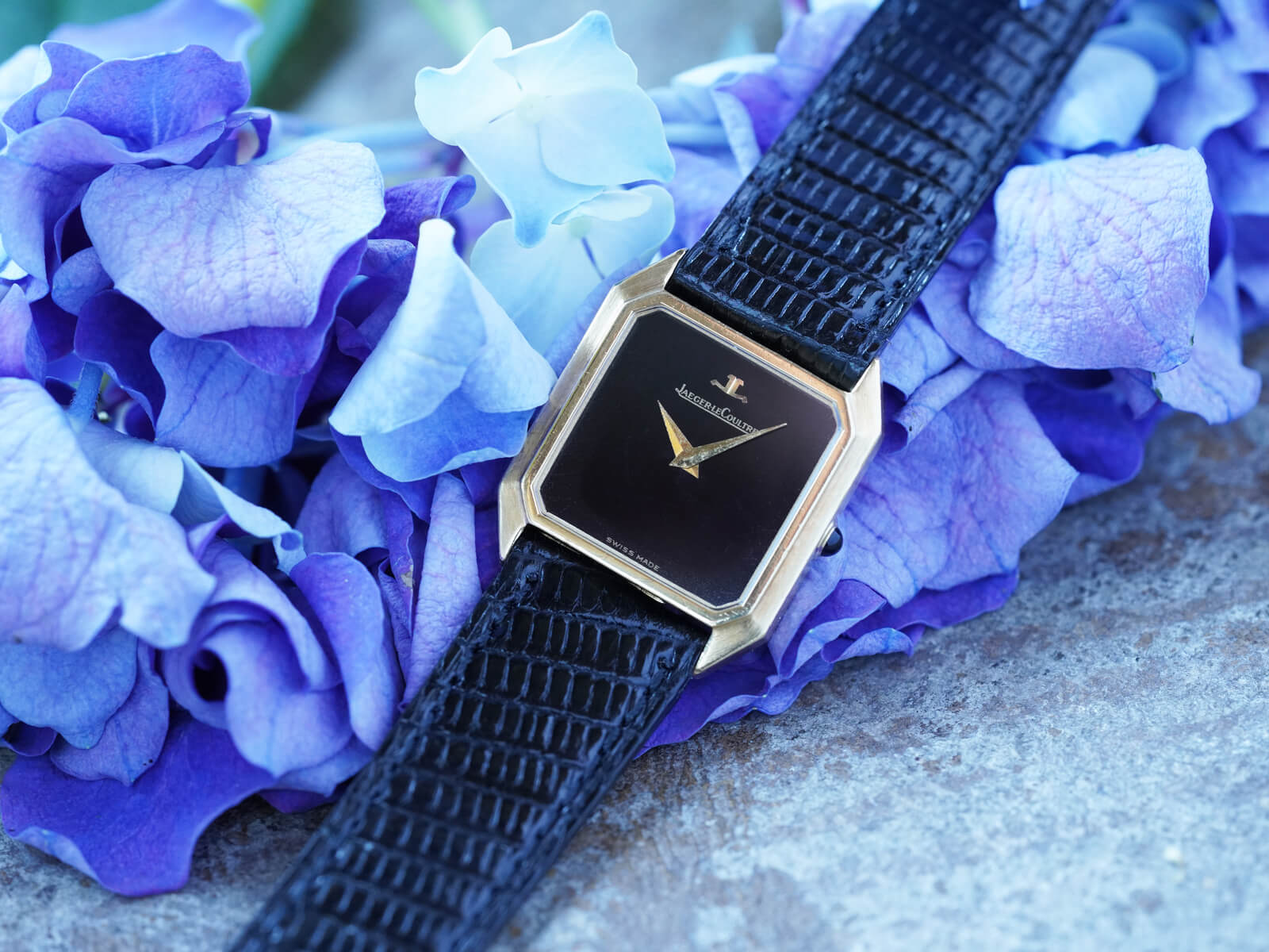 ジャガー ルクルト　JAEGER LECOULTRE　時計ボックス　ケース ジャガールクルト/スクエアケース/ゴールドダイヤル/Jaeger
