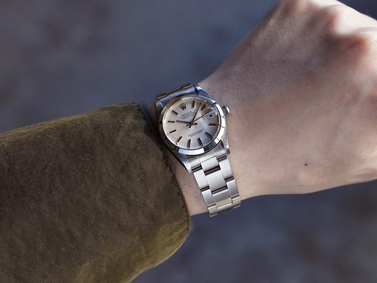 コ*ン様 古いロレックス ROLEX オイスター パーペチュアル デイトジャスト ロレックス オイスターパーペチュアルデイト 1500 シルバー