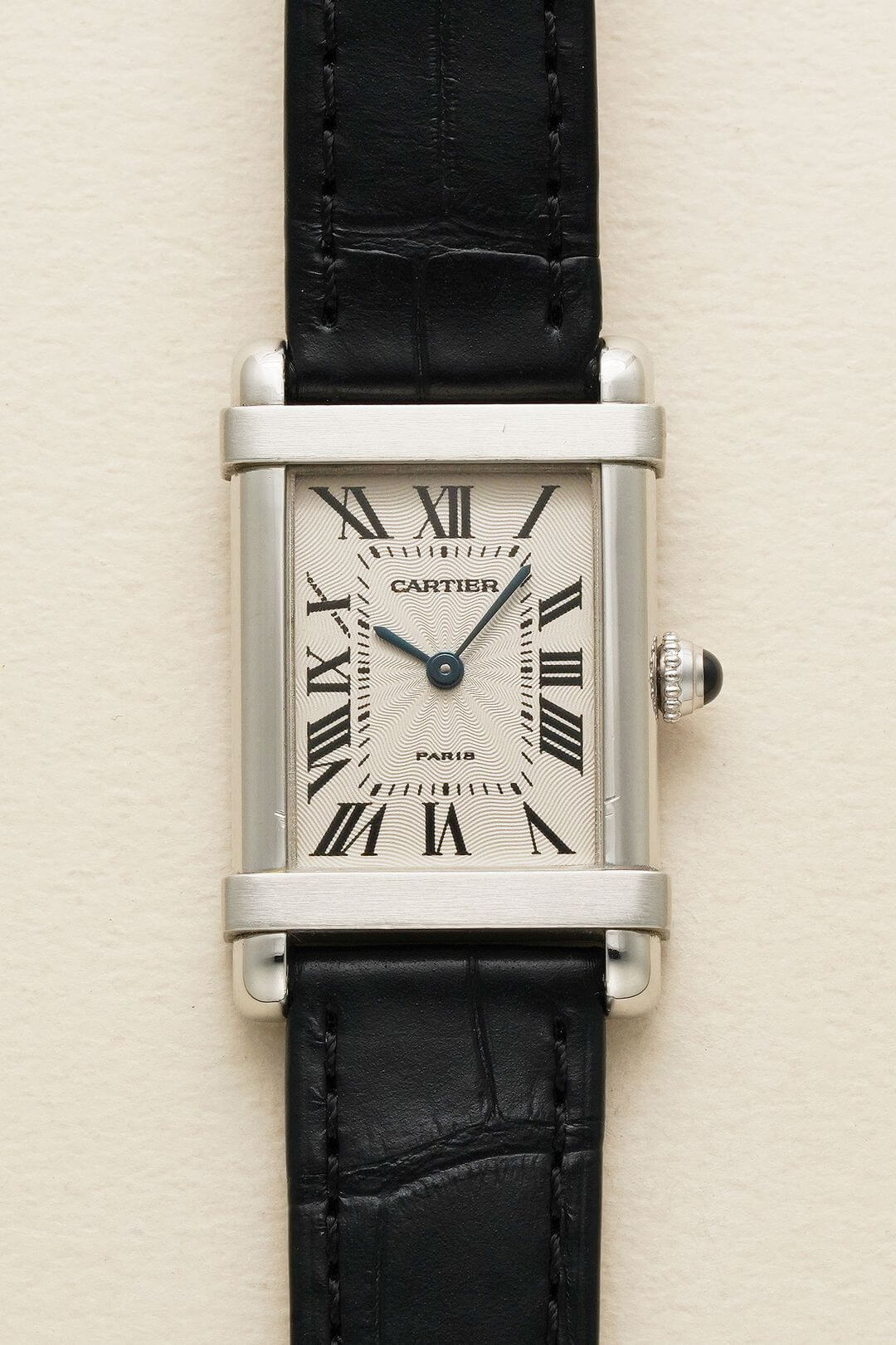 Cartier アナログ時計 シルバー CARTIER|カルティエ クォーツ シルバー925刻印あり 本体のみ