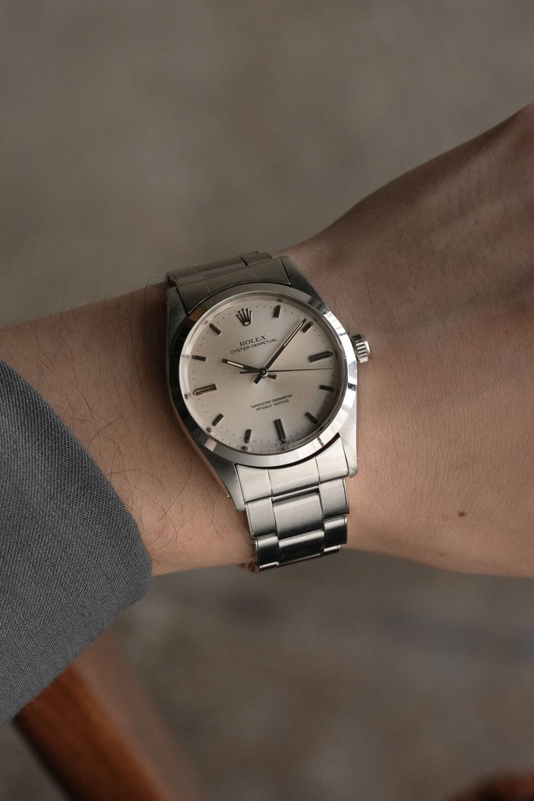 Rolex オイスターパーペチュアルビックアラビアシルバー　※最終お値下げ※ ロレックス/ビッグオイスターパーペチュアル/シルバーダイヤル