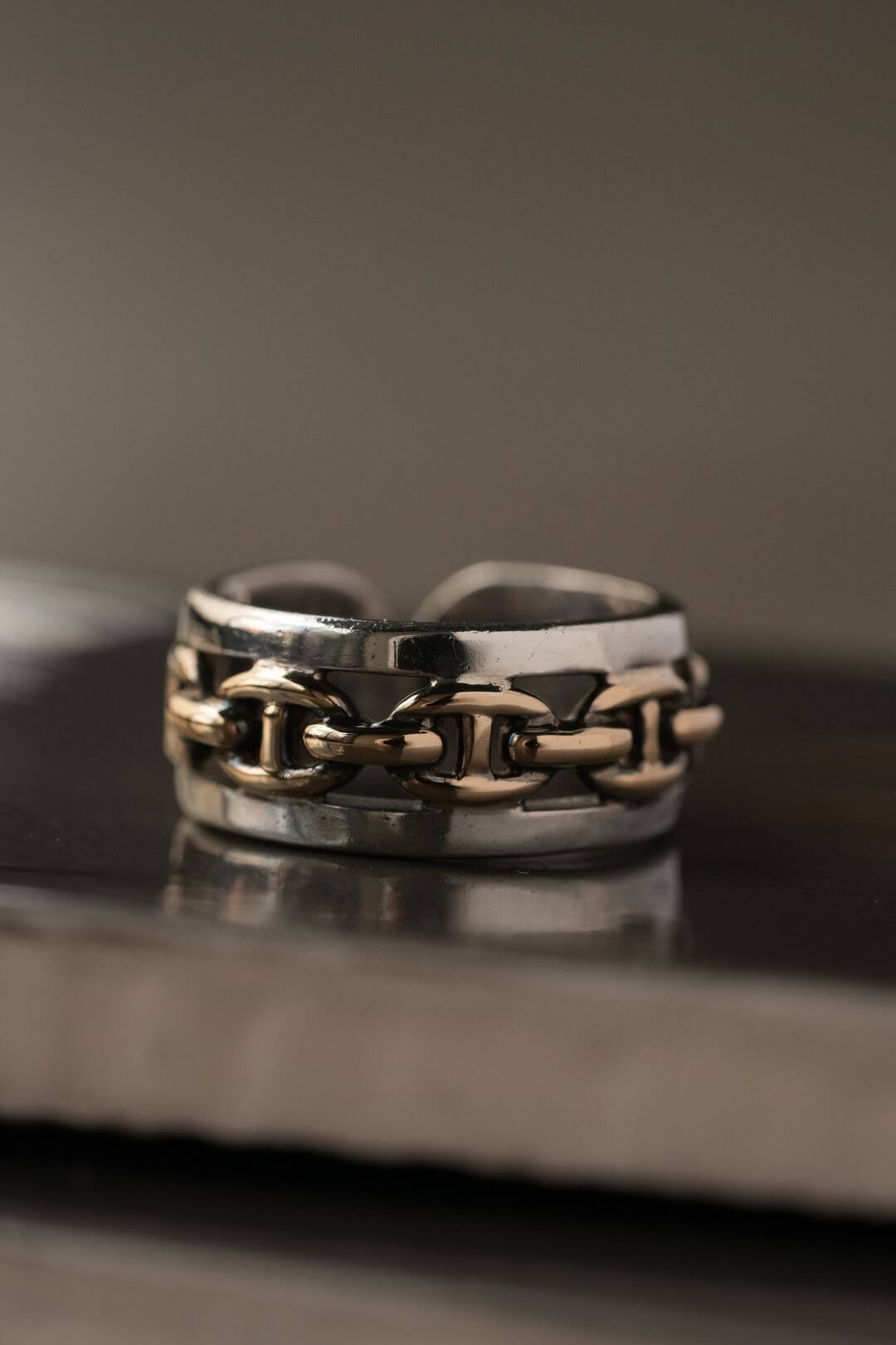 エルメス/シェーヌダンクル リング/Hermes/Chaine d'Ancre ring