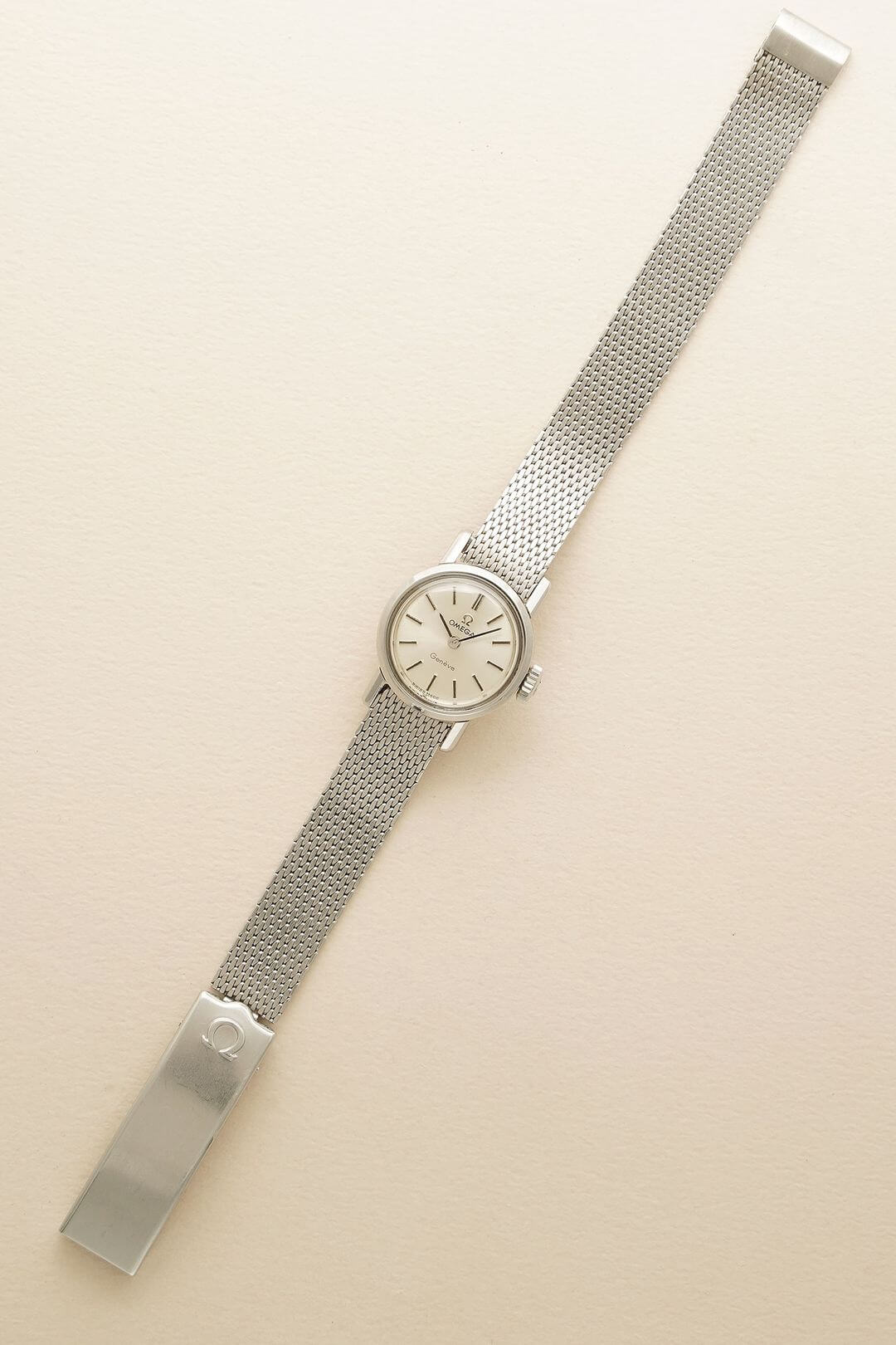 稼動品 OMEGA オメガ ジュネーブ 腕時計 アンティーク オメガ/シーマスタージュネーブ/シルバーダイヤル/Omega