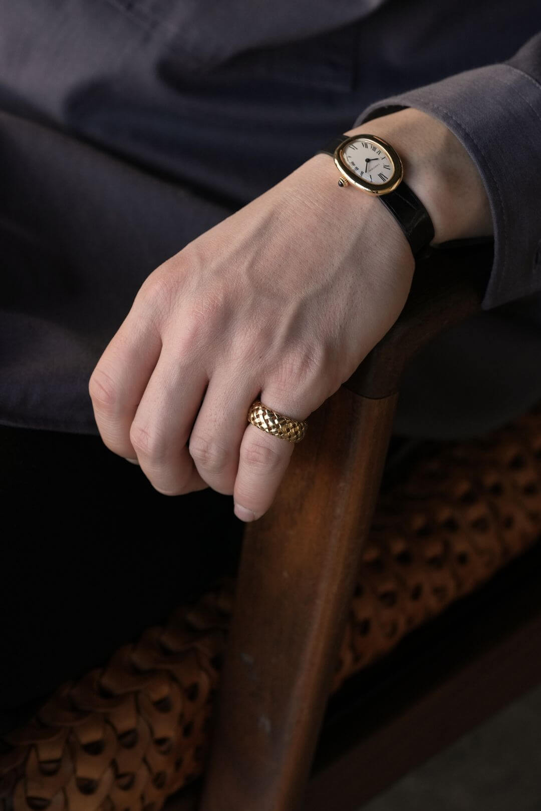 ◆VINTAGE◆【Tiffany & Co】ミネヴァリー*リング ティファニー/ミネヴァリー/ヴァネリー/イエローゴールド/リング