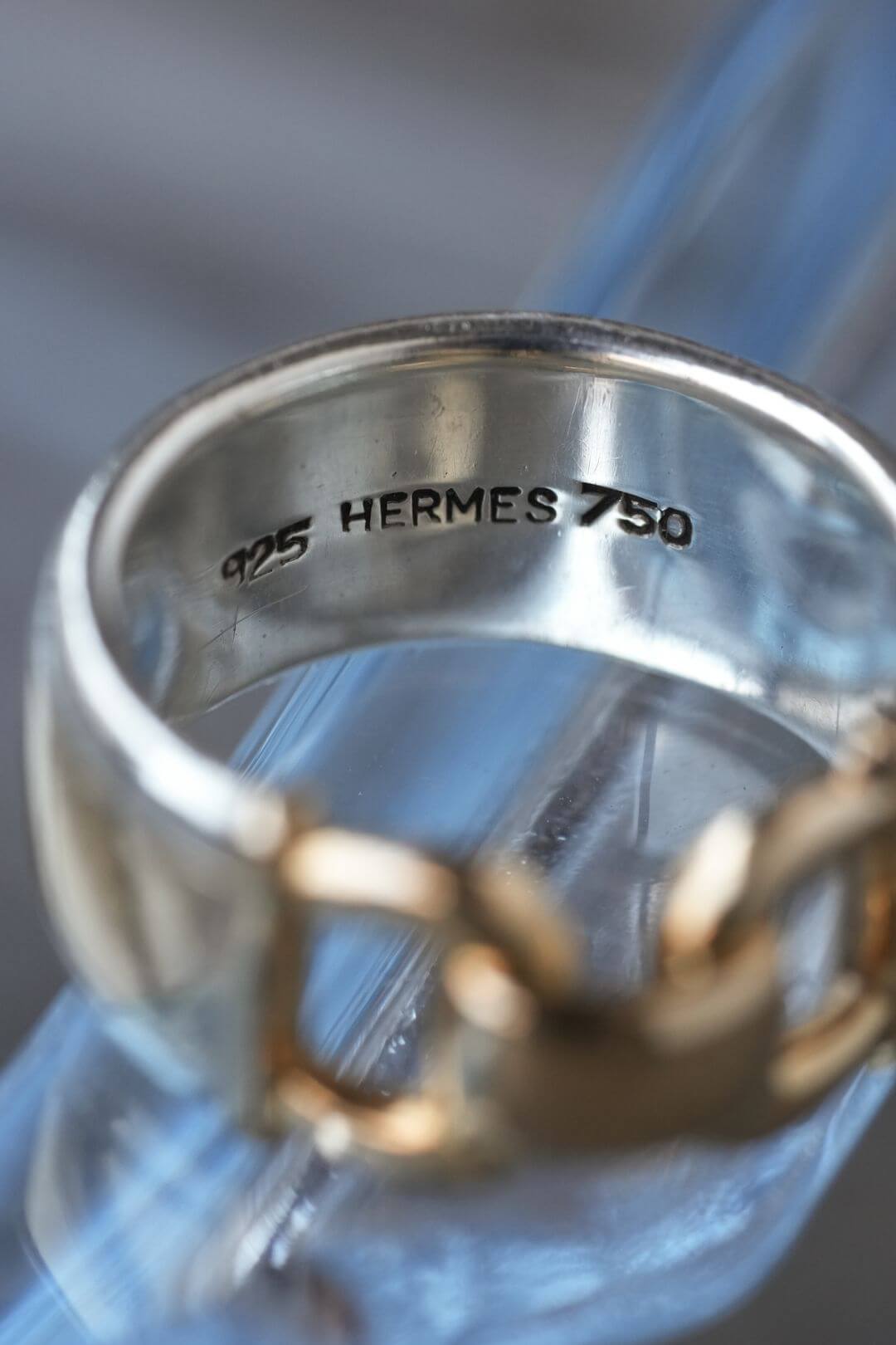 エルメス/コンビ/リング/イエローゴールド×シルバー/Hermes