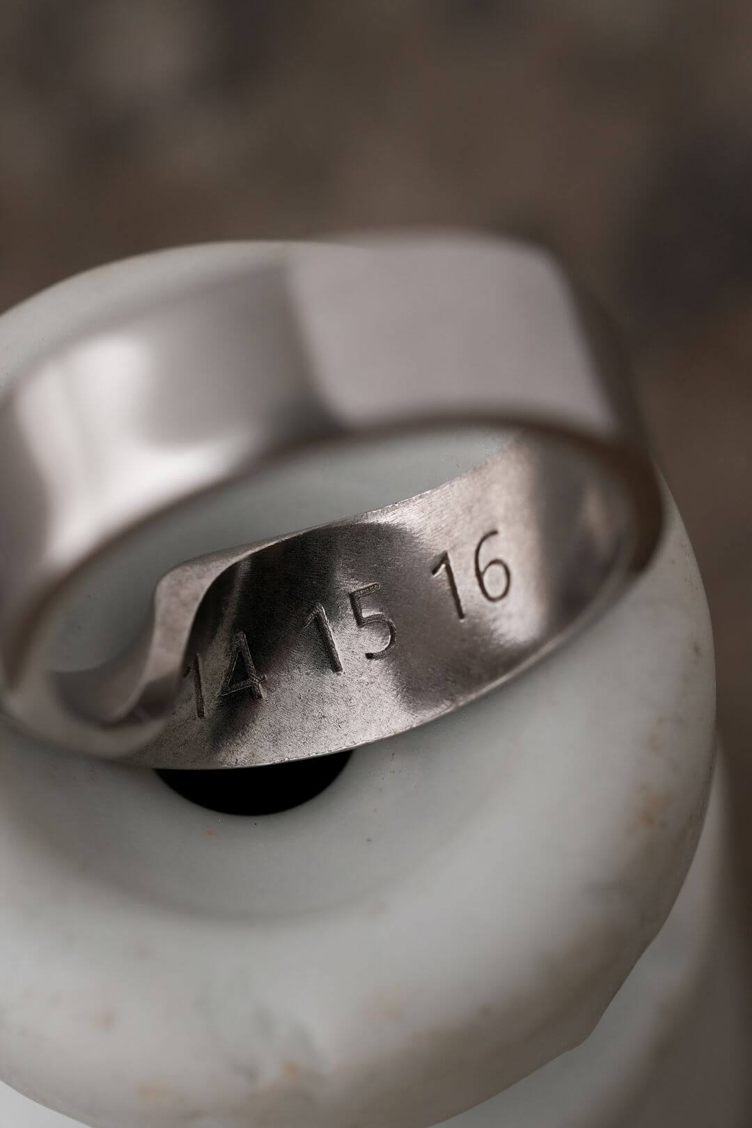 メゾン マルジェラ/ツイスト/ナンバー リング/シルバー/26号/Maison