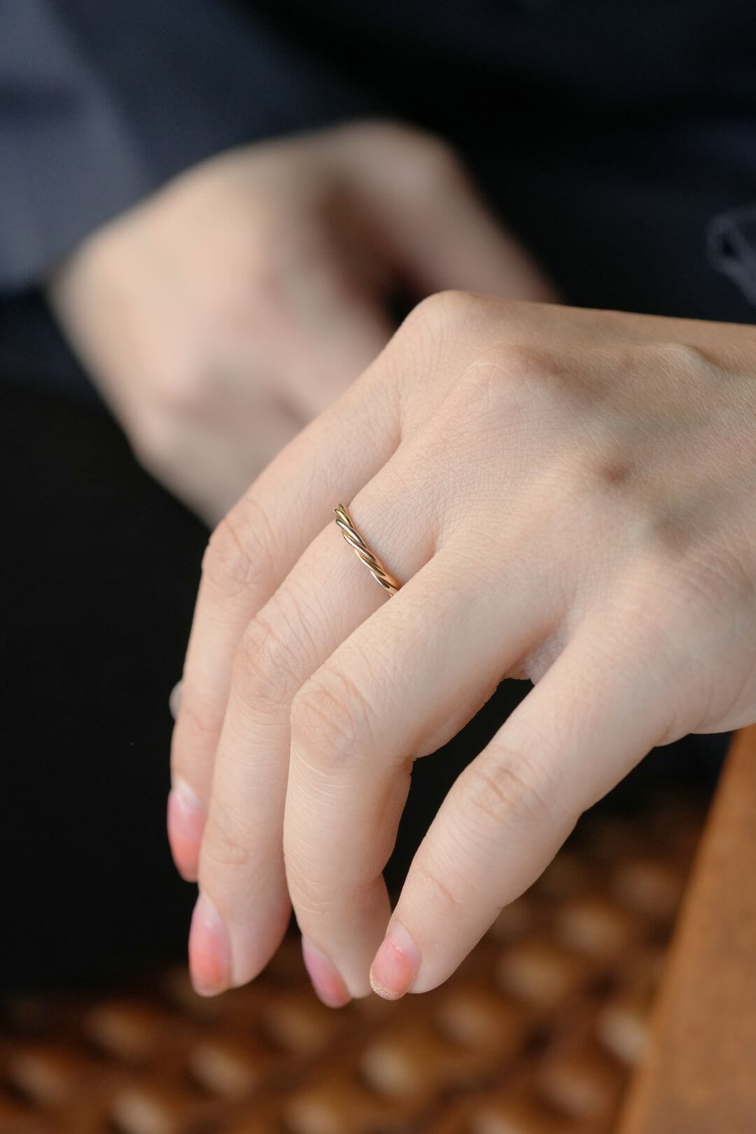 カルティエ/ツイスト/トリニティ/ゴールド/リング/8号/Cartier/Twisted