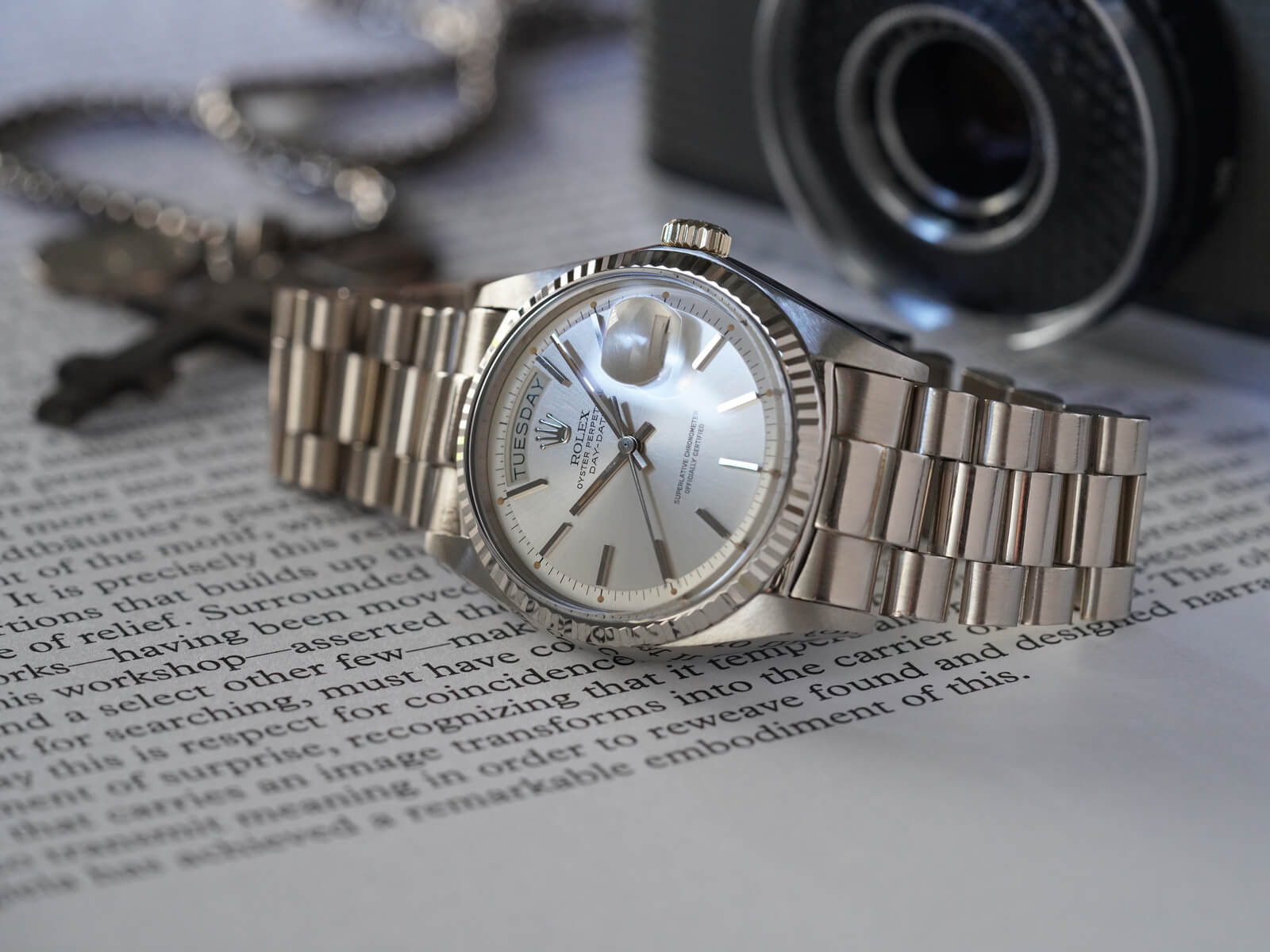 時計 ROLEX OYSTER PERPETUAL DATE ロレックス/オイスターパーペチュアル/シルバーダイヤル/Rolex