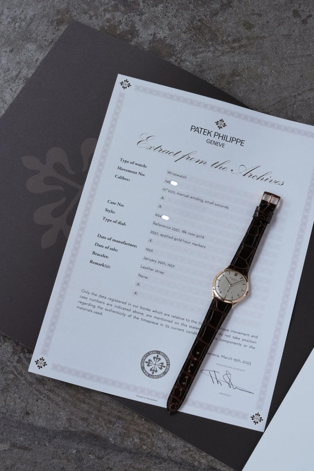 パテック フィリップ PATEK PHILIPPE レザートレイ プレート パテックフィリップ/カラトラバ/エナメル象嵌/バレット