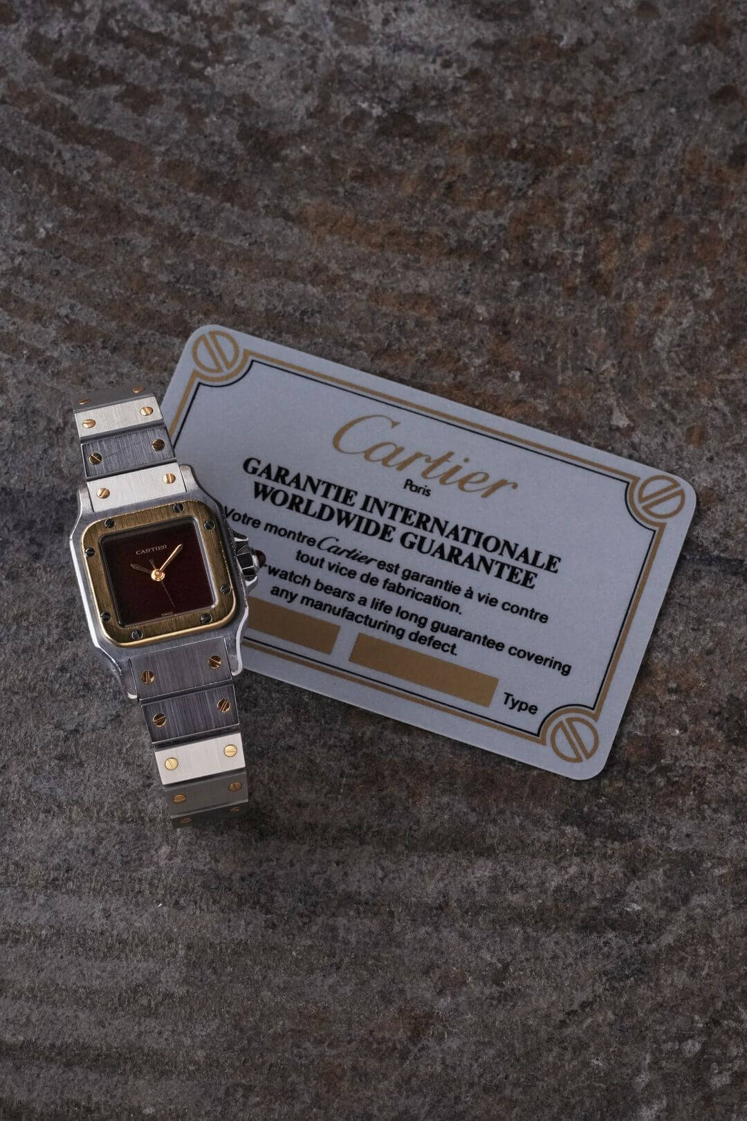 花【GW限定セール！】Cartier サントスガルベSM金属ベルト用パーツ CARTIER【2000年代】サントス ガルベ SM アジア限定 Ref