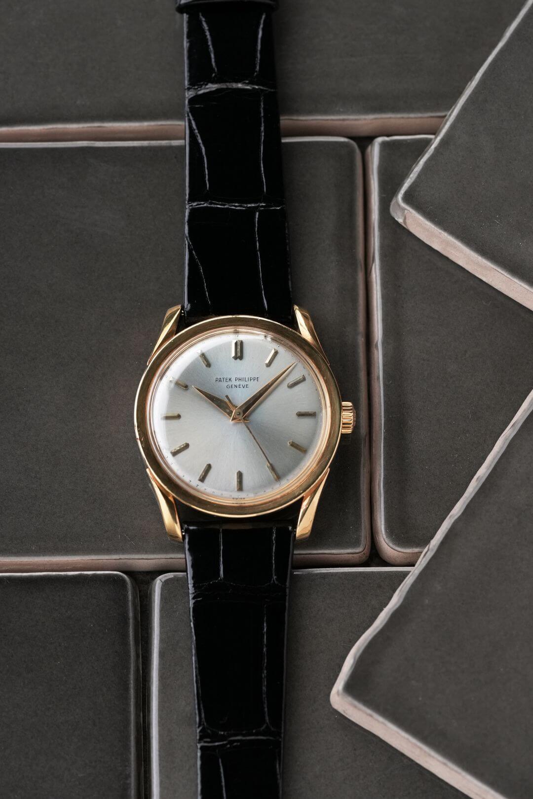 専用-PATEK PHILIPPE GENEVE 手巻き 金無垢 直径約50mm Patek Philippe 2588J Classic 1960's Calatrava Thin Dress