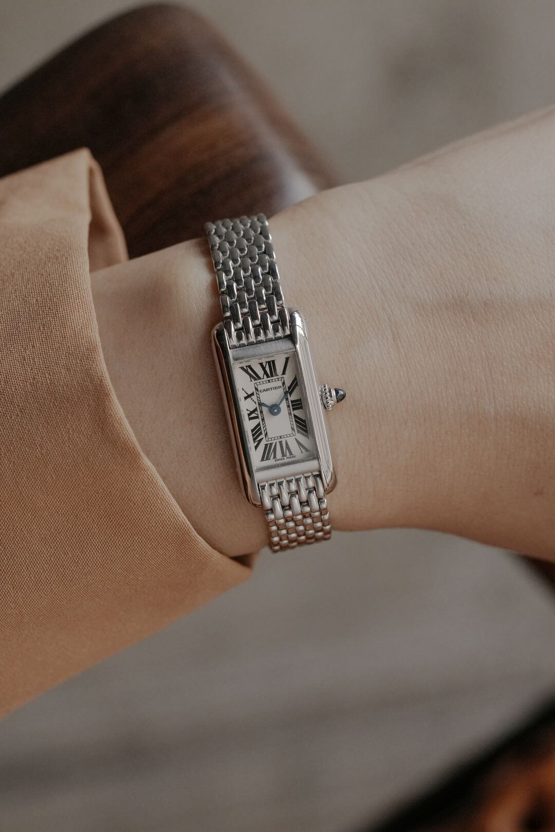 Cartier(カルティエ)
ゴールド ボールペン カルティエ/タンクアロンジェ/SWISS MADEホワイトローマン