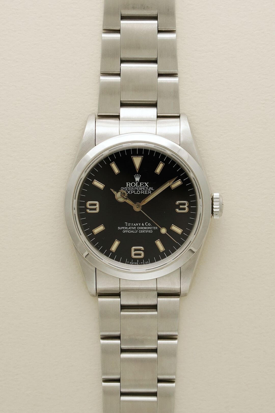 【ブラックフライデー】ROLEX(ロレックス)ティファニー エクスプローラーⅠ ロレックス/エクスプローラーI/ブラック/クロノメーター
