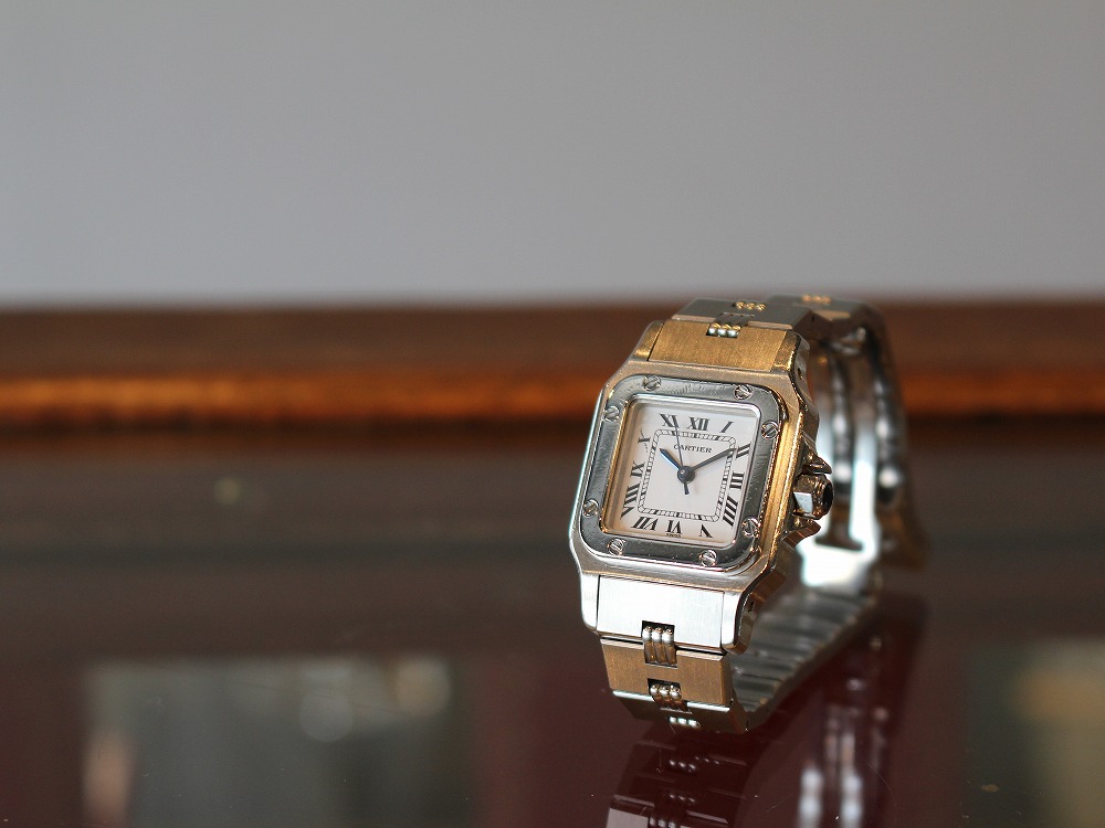 カルティエ　CARTIER サントスガルベSM　 12ミリ2コマ カルティエ サントスガルベの腕時計（CARTIER）| 東京銀座の