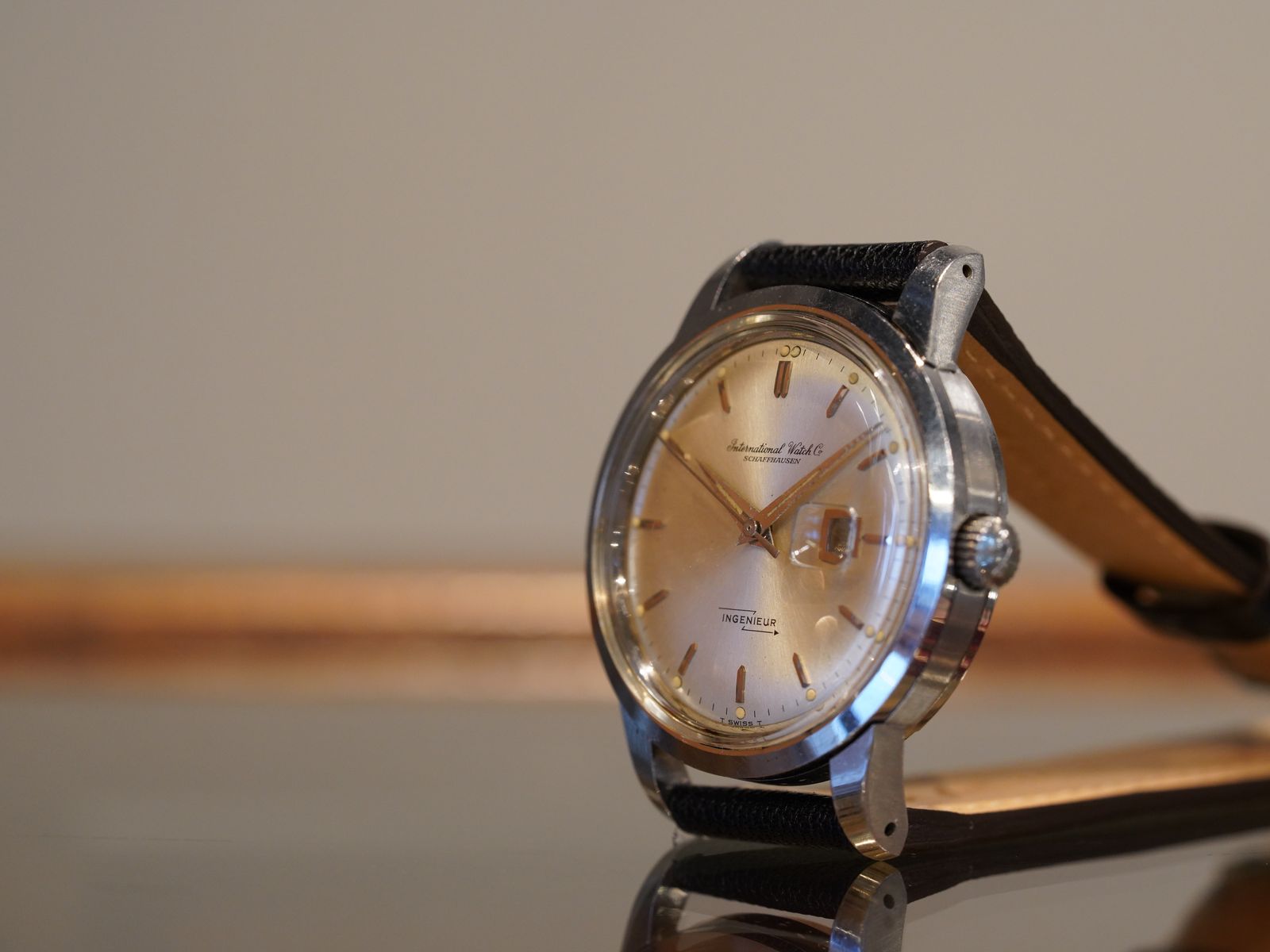 IWC/オールドインター/インジュニア/インヂュニア/SS/アイボリー