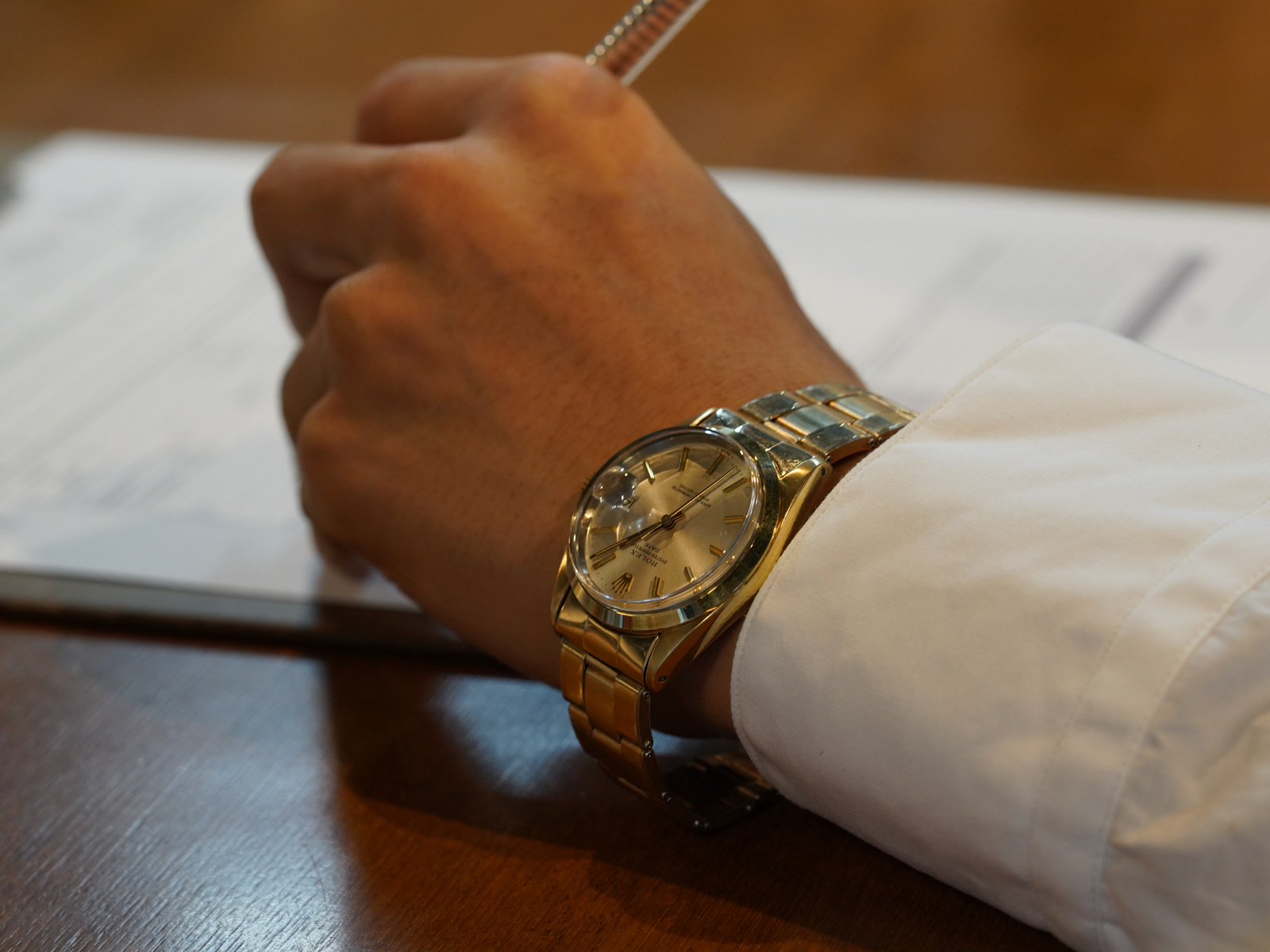 電池交換済　動作確認済　ロレックス　ROLEX GENEVE ゴールド 電池交換済 動作確認済 ロレックス ROLEX GENEVE ゴールド