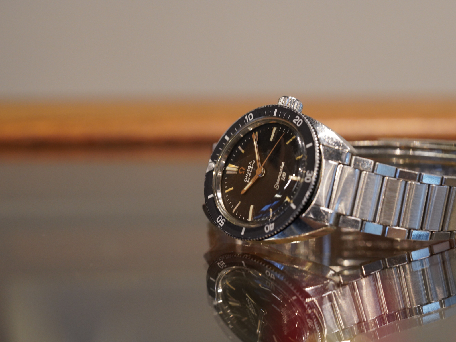 OMEGA 自動巻き 時計 ブラックダイヤル オメガ コンステレーション12角 1962年製 ブラックミラー