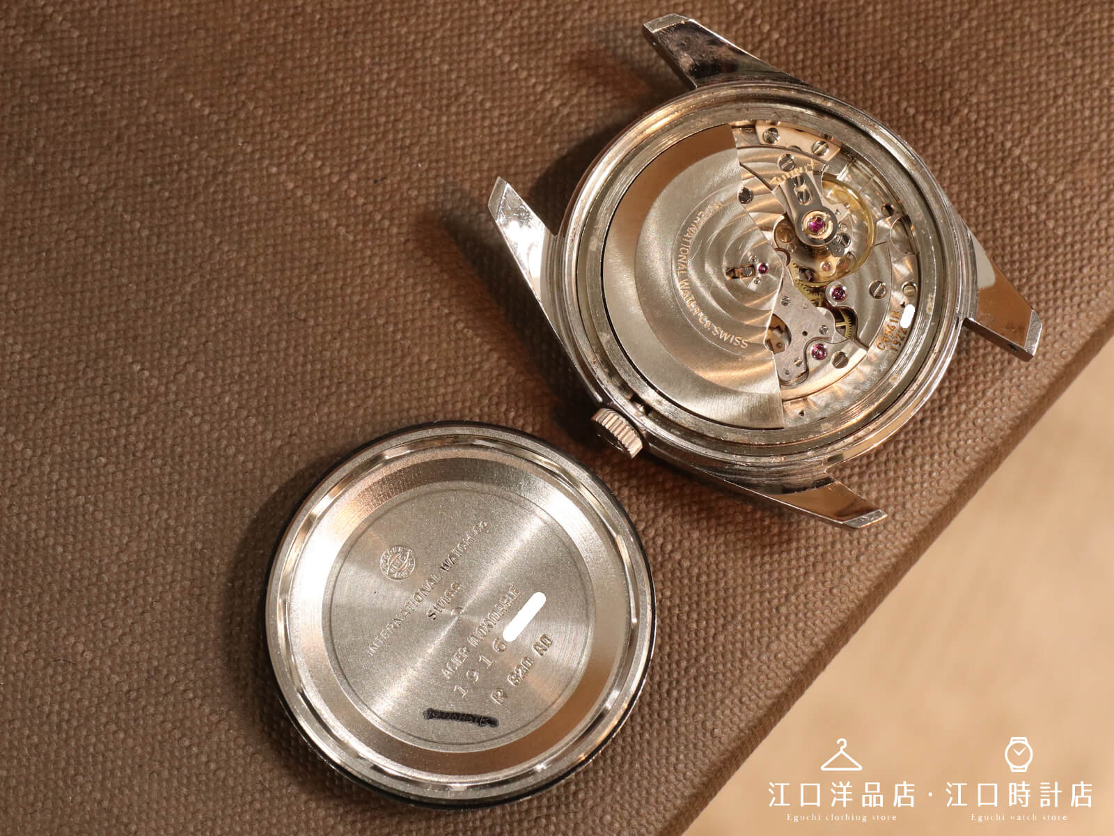 IWC/オールドインター/ビッグラウンドケースデイト/シルバー