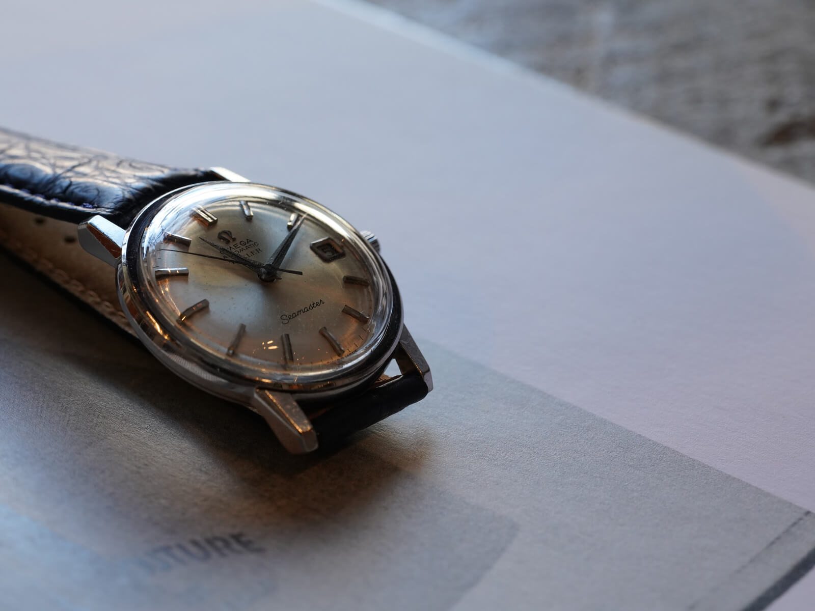 【値下げ】オメガ シーマスター　自動巻き 時計 シルバー オメガ シーマスター 1962年製 Ref.14762SC61 シルバーダイヤル