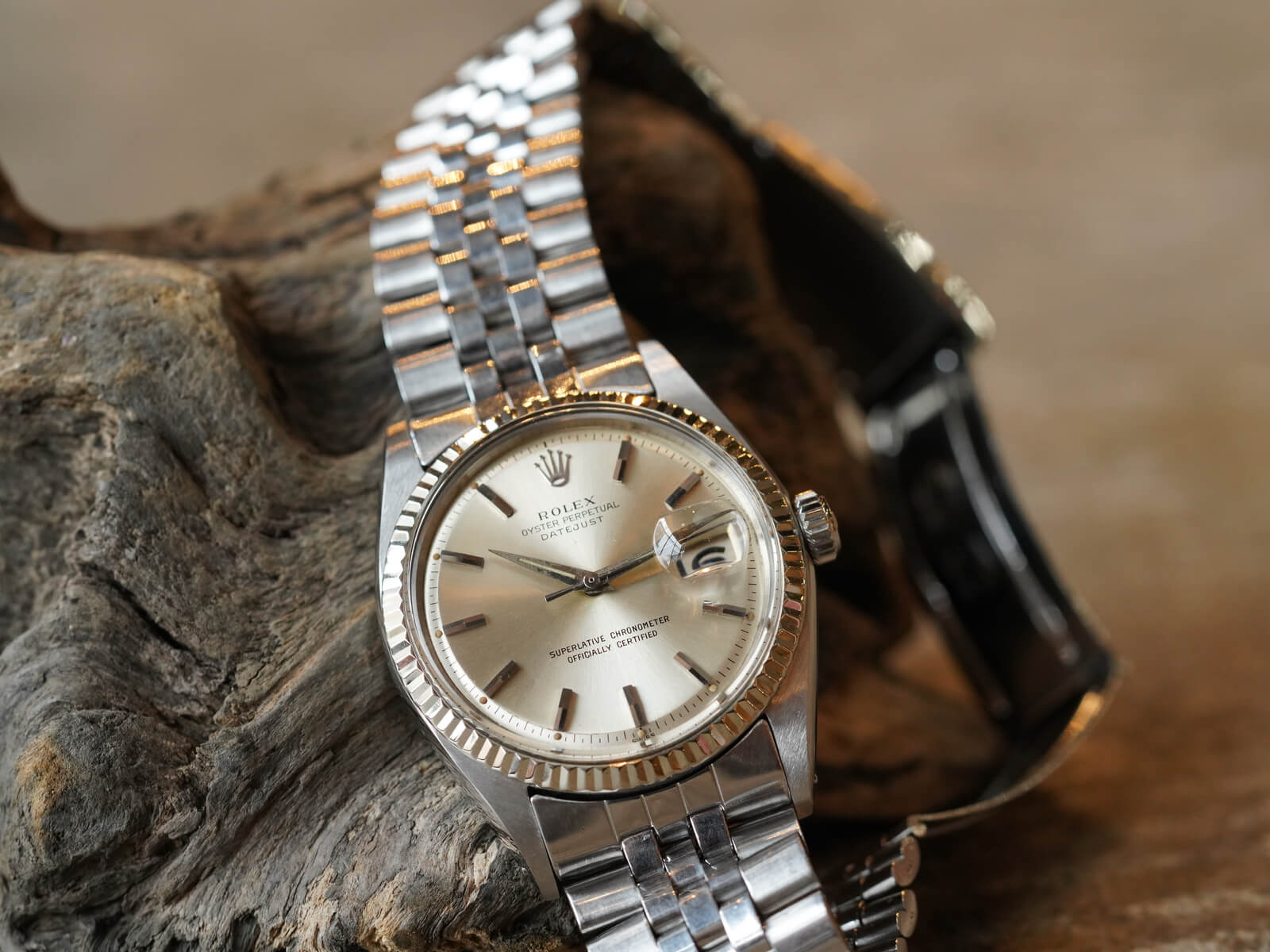 メンズ　自動巻き　デイトジャスト　Oyster Perpetual シルバー ROLEX】ロレックス『デイトジャスト』16220 L番'89年頃製 メンズ