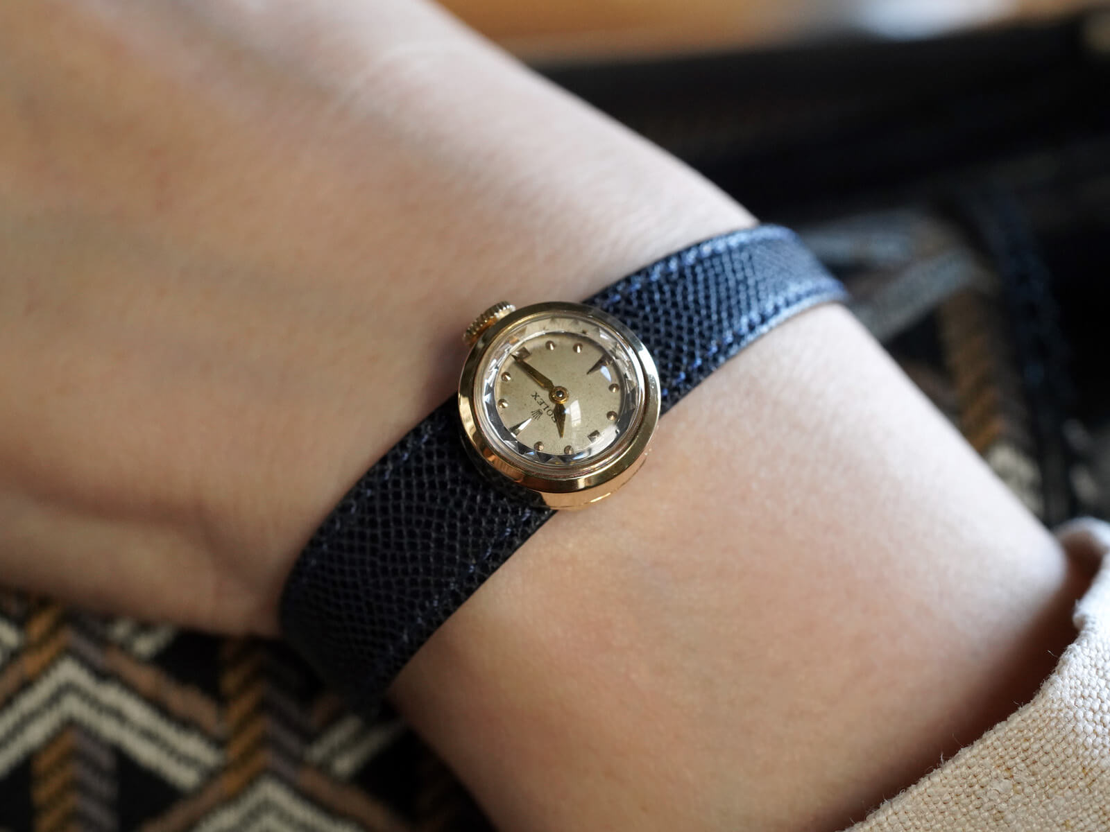 Rolex chameleon  ロレックスカメレオン　カットガラス ロレックス/カメレオン/バークケース/カットガラス/シルバー