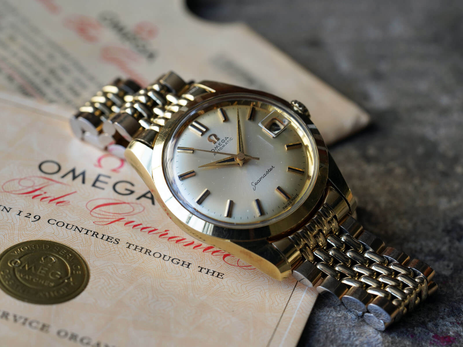 OMEGA Seamaster ポラリス シルバー/ゴールド Omega Seamaster Polaris | Chrono24.com