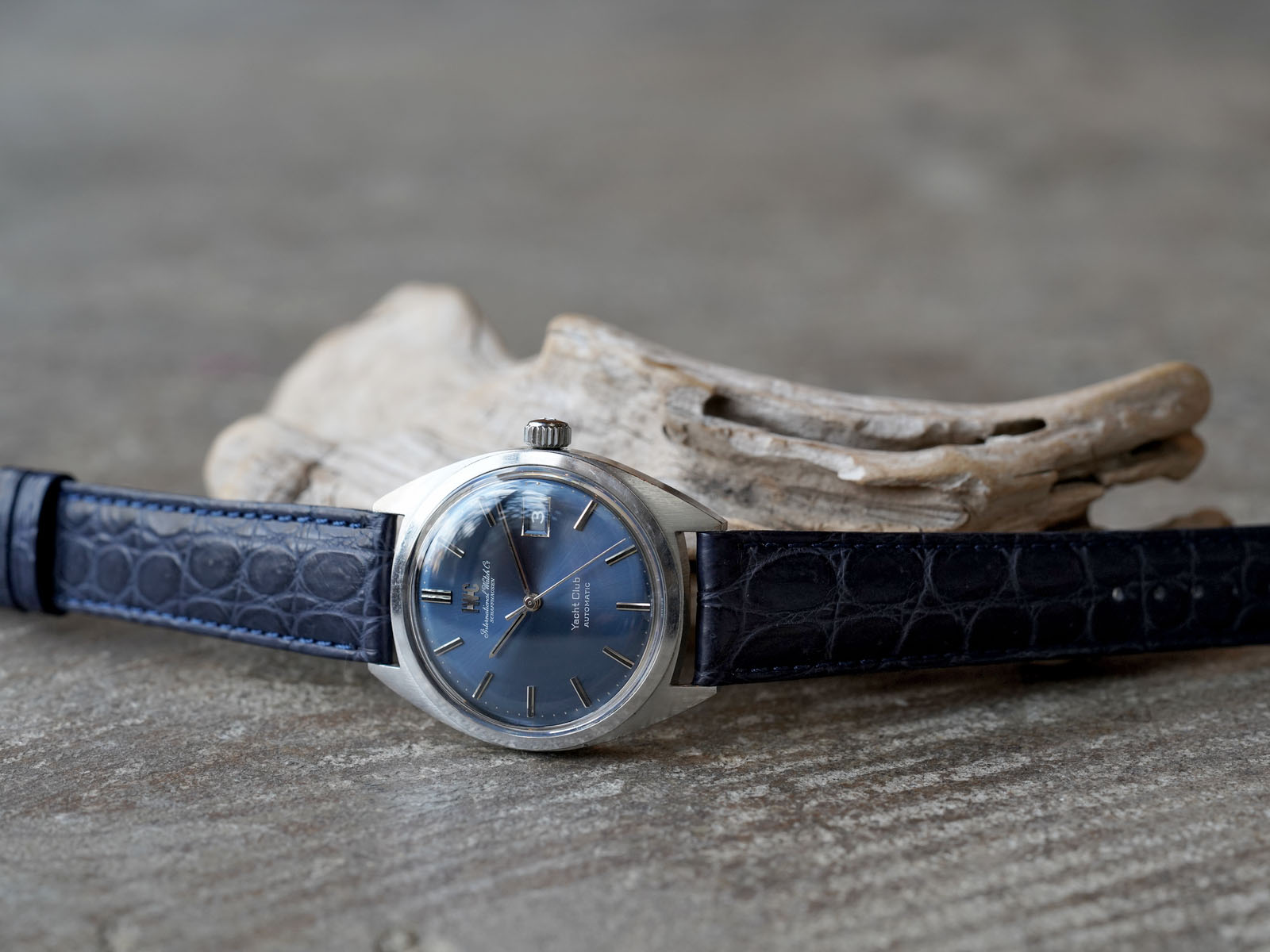 ヴィンテージ・IWCヨットクラブ 自動巻 C.8541B ブルーダイヤル IWC ヨットクラブ 1971年製 Ref.R811AD オリジナルブルー