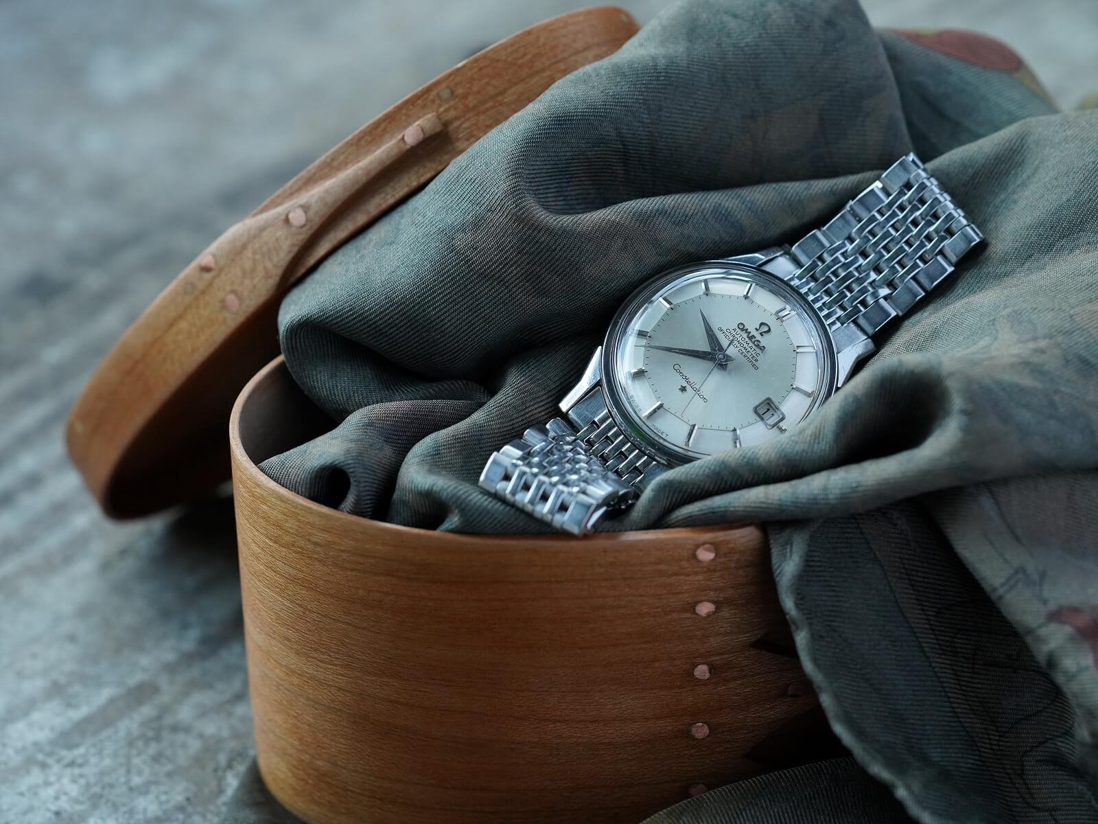 OMEGA Constellation シルバー ヴィンテージデザイン オメガ/コンステレーション/Cライン前期/シルバーダイヤル