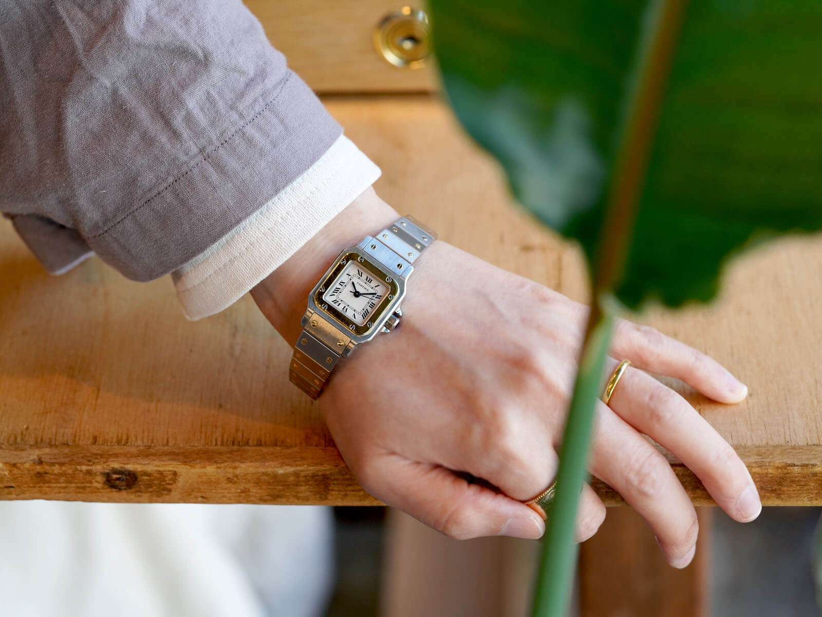 売り切ります！カルティエ ♡サントスガルベSM♡ サントスガルべ SM SS ブレス | CARTIER | LE MIRAIS Collection