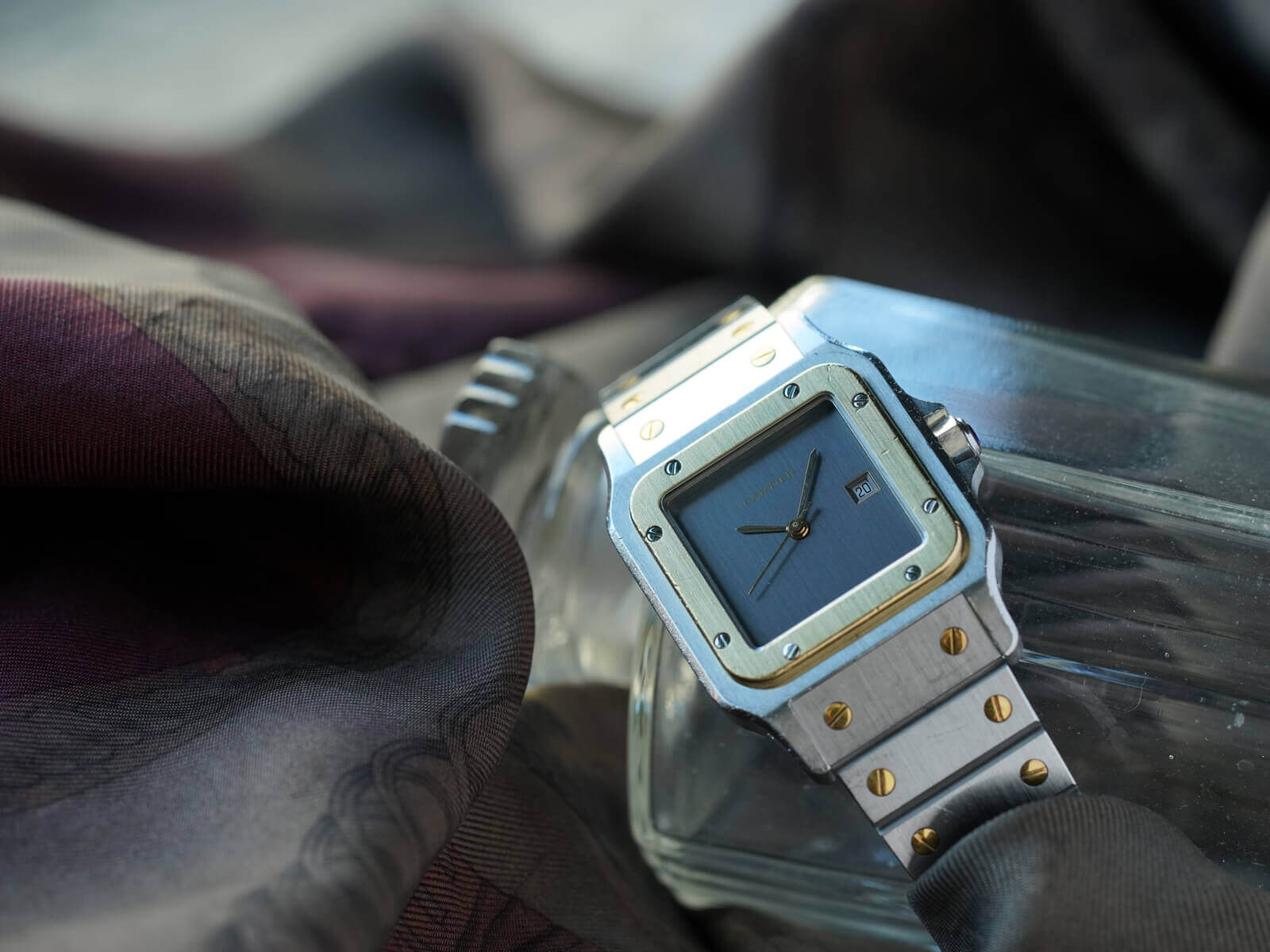 カルティエ サントス LM Ref.2961【上品】 カルティエ サントスガルべLMサイズ ステンレス x ゴールド