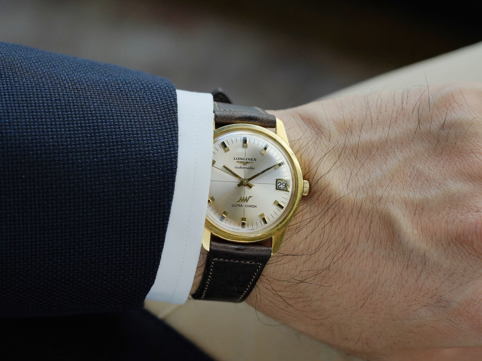 ロンジンLONGINESウルトラクロン K18YG 750デイト自動巻きメンズ 楽天市場】K18（ブランドロンジン）（メンズ腕時計｜腕時計）の通販