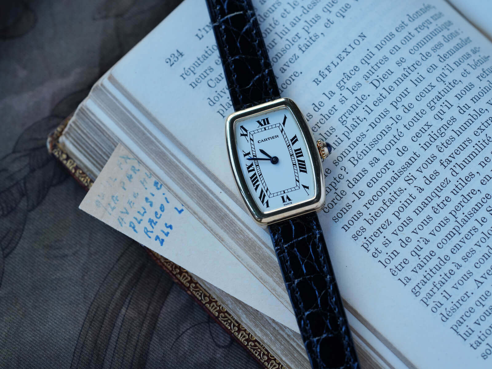 カルティエ/ファバージSM/PARIS/ホワイトローマンダイヤル