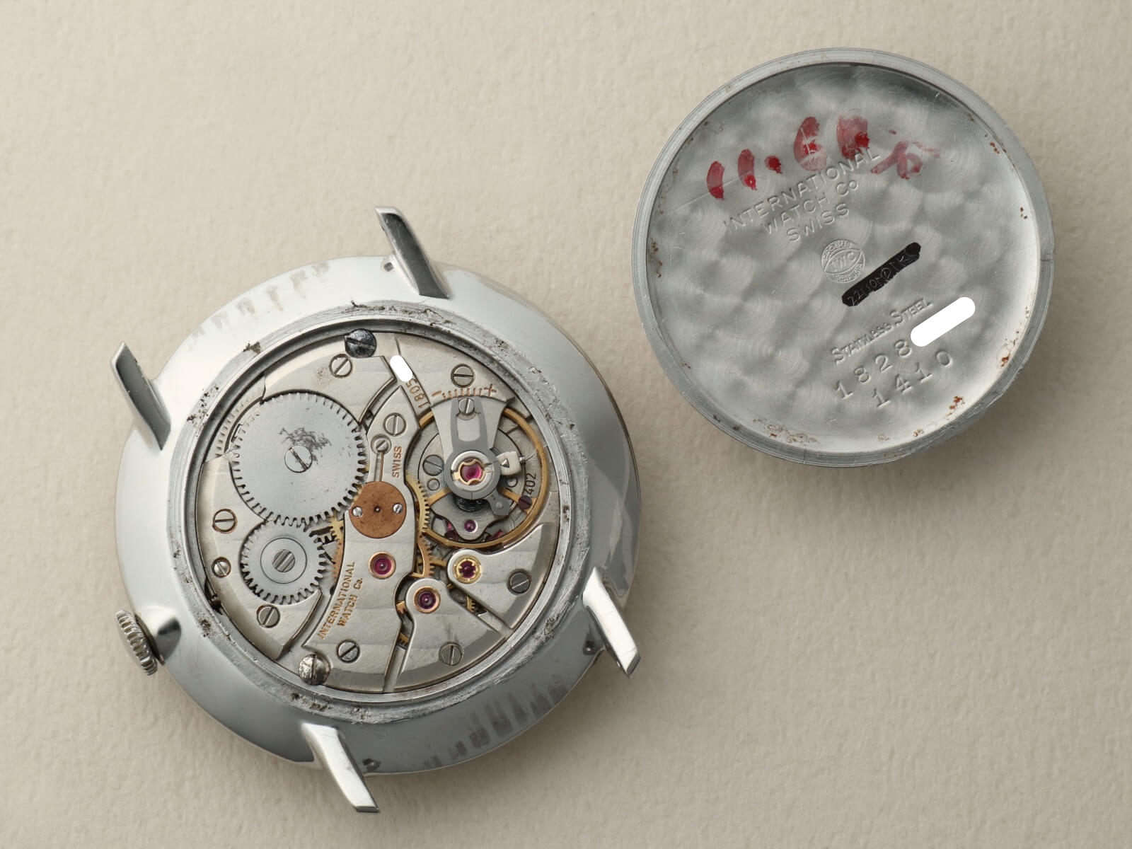 ⭐️本日限定⭐️ オールドインター IWC ジェンダ R814AD 純正ベルト付 IP-2532| IWC オールドインター Ref.R847 Cal.8541 SS 筆記体