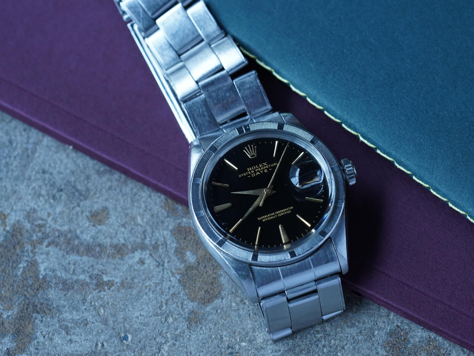 toROLEX Oyster Perpetual Date 自動巻き腕時計 ロレックス/オイスターパーペチュアルデイト/マットブラック