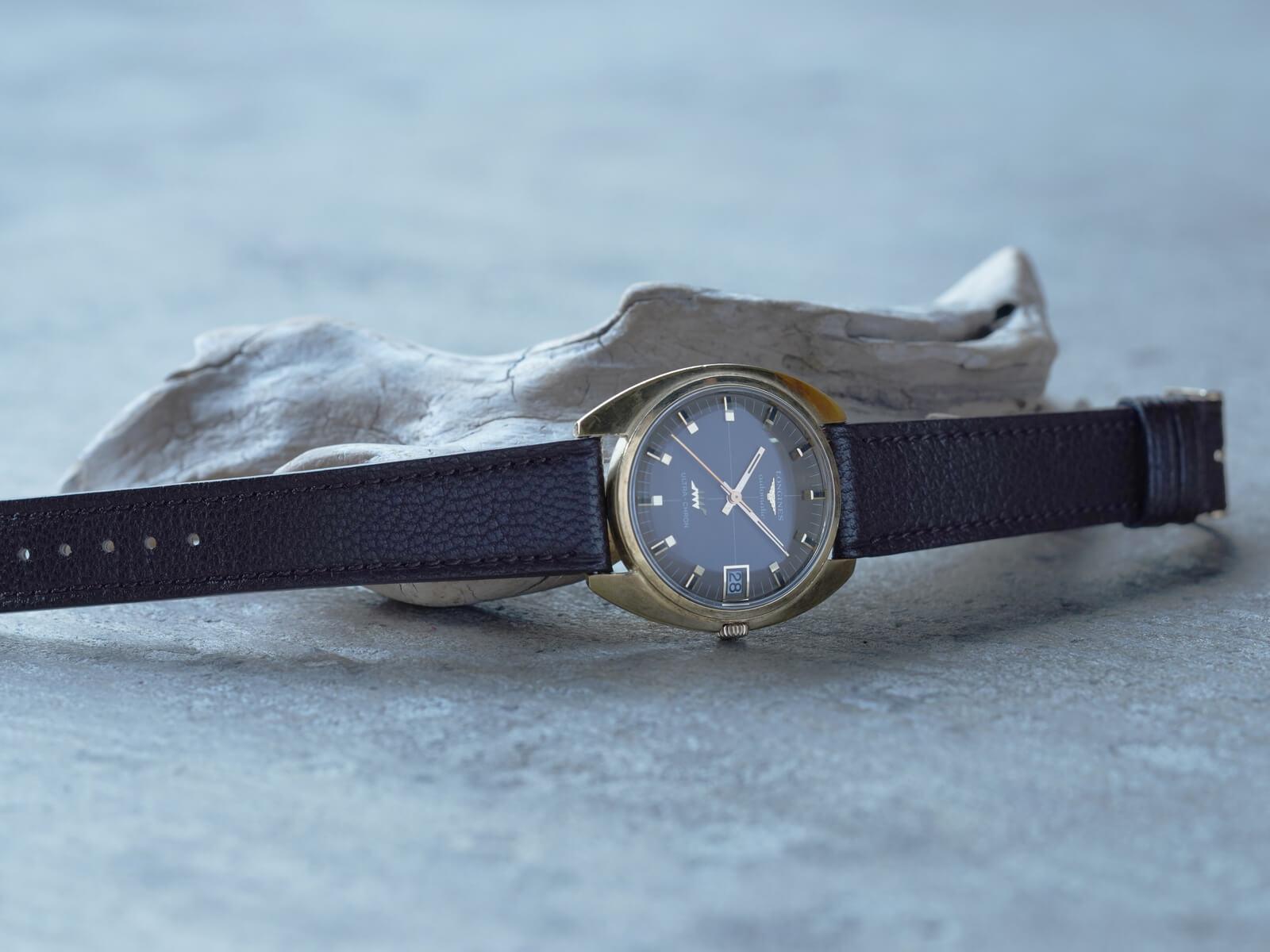 ロンジン/ウルトラクロンデイト/グレーダイヤル/Longines/Ultra