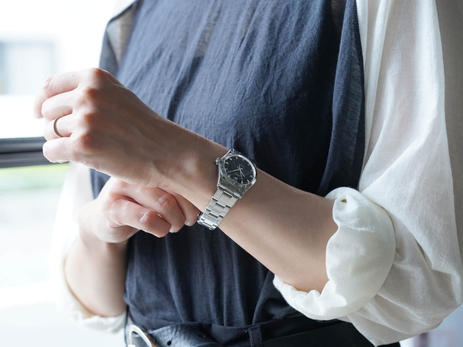 gypsohila オイスタートップス　白　タグ付き 新品gypsohila Oyster Tops White border 新品gypsohila Oyster