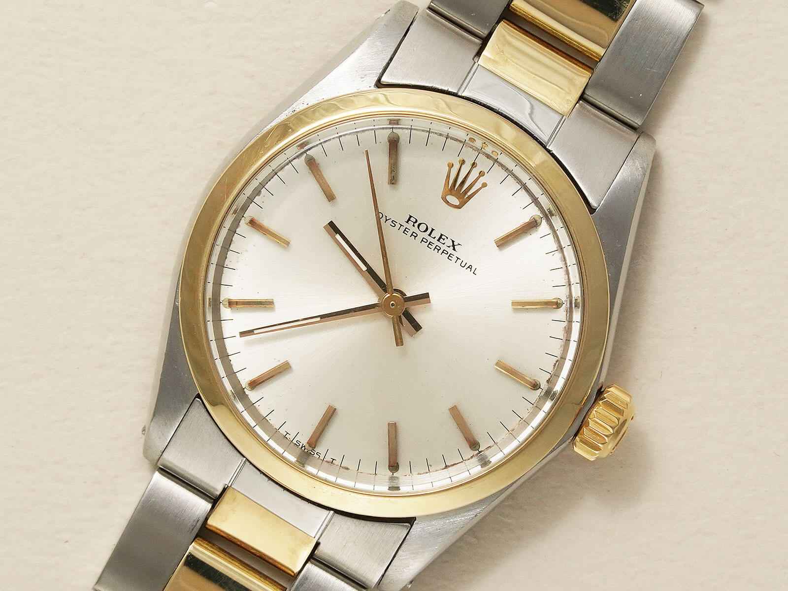 ロレックス/オイスターパーペチュアル/シルバーダイヤル/Rolex