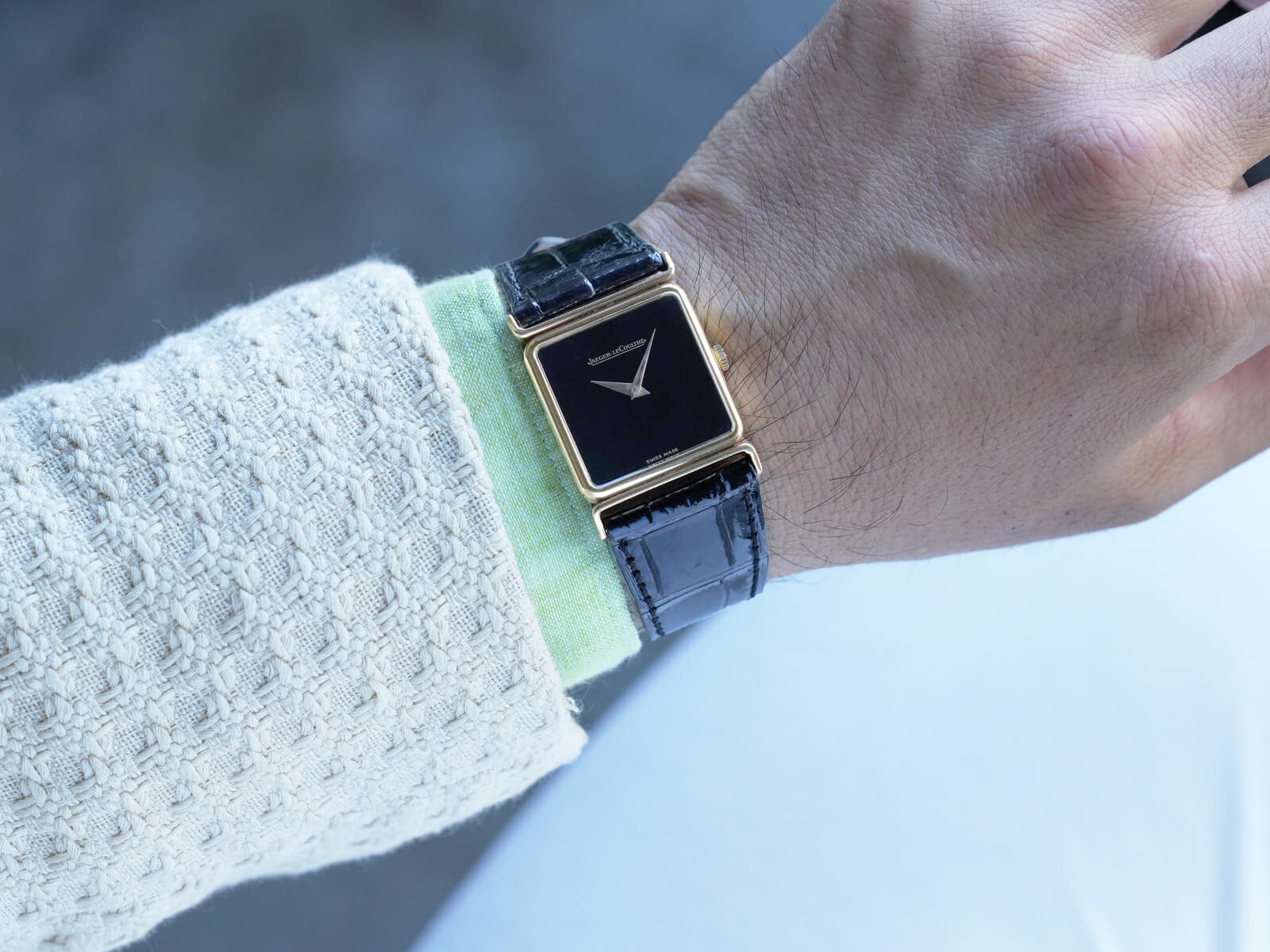 jaeger lecoultre ジャガールクルト 空箱　ケース Jaeger LeCoultre（ジャガー ルクルト）18KYG 金無垢 オーバル