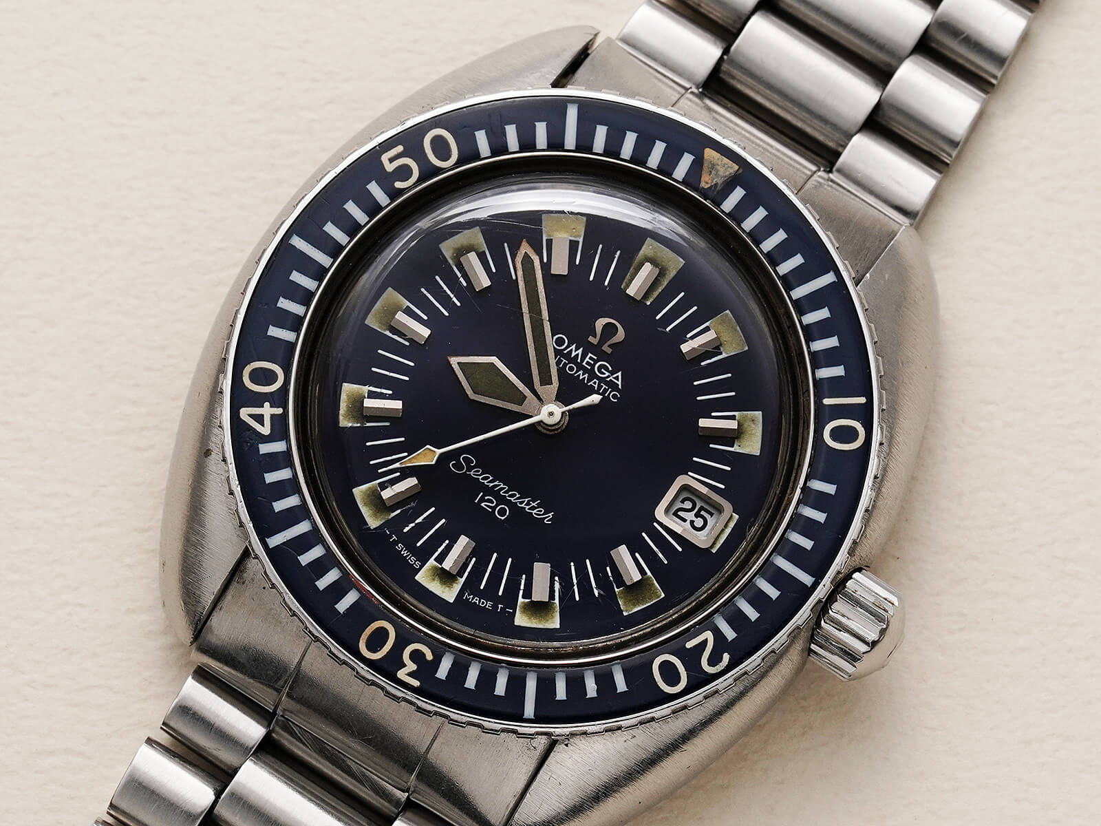 ビンテージ☆オメガ シーマスター OMEGA Seamaster 120 OMEGA Seamaster 120 Ref.166.027 – TIMEANAGRAM