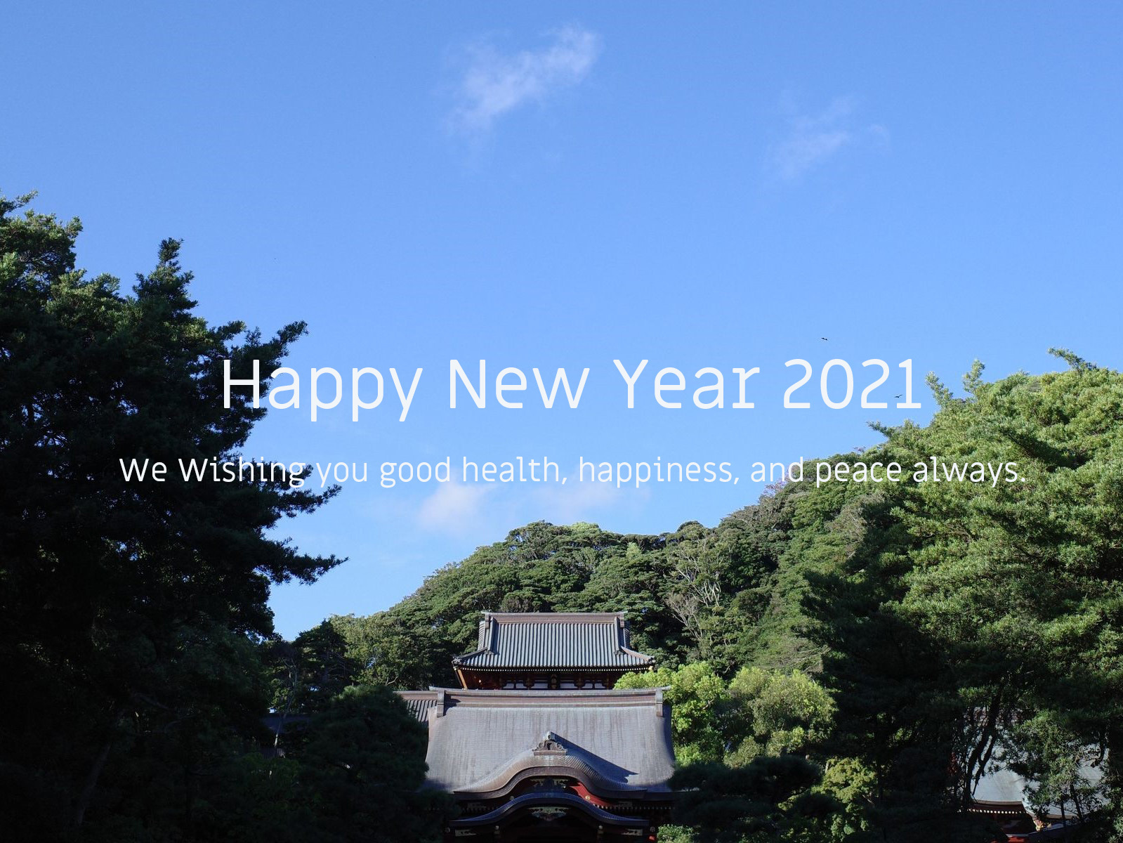 Happy New Year 2021 / 新年のご挨拶